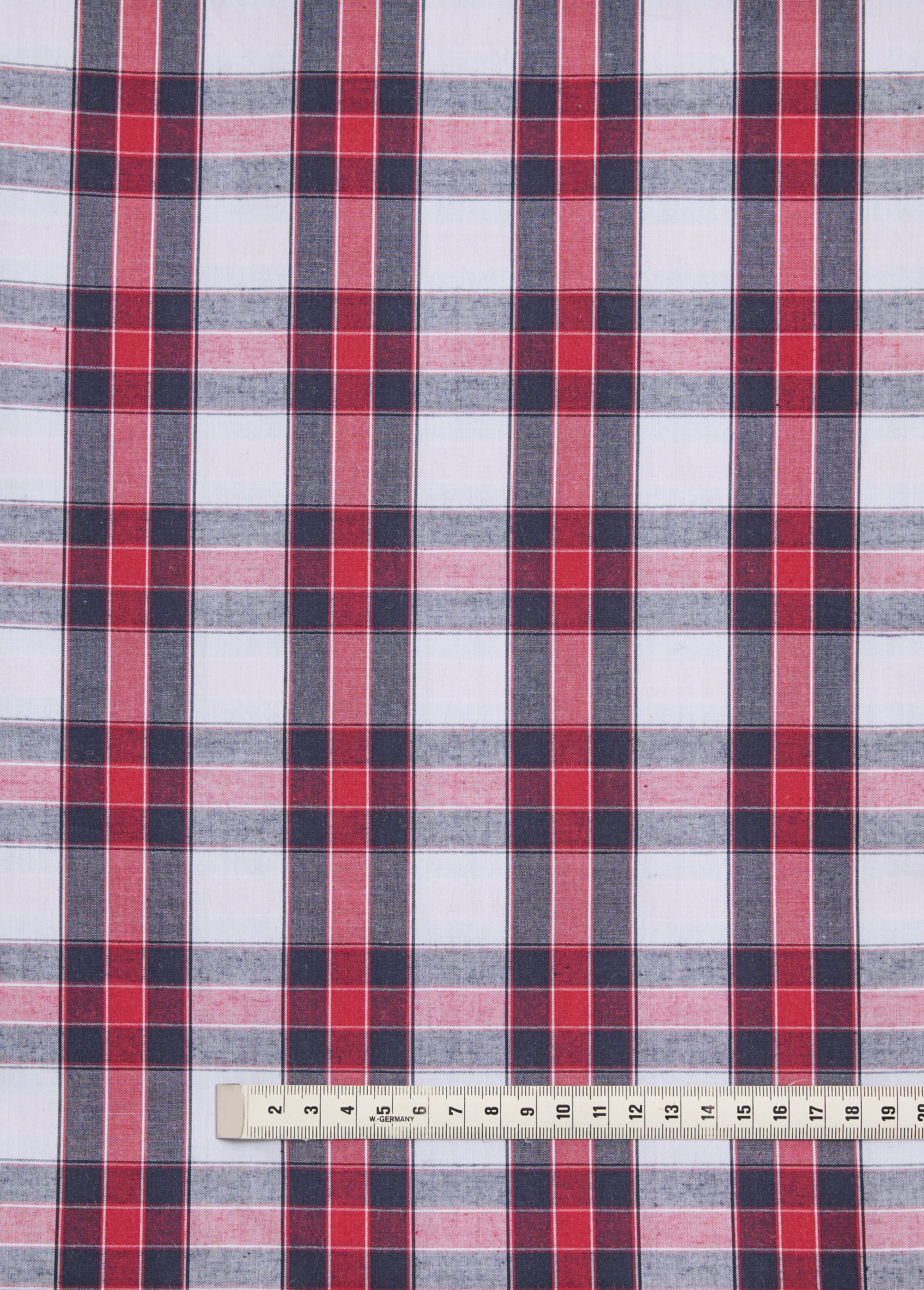 Coupon tissu coton écossais, Gentleman