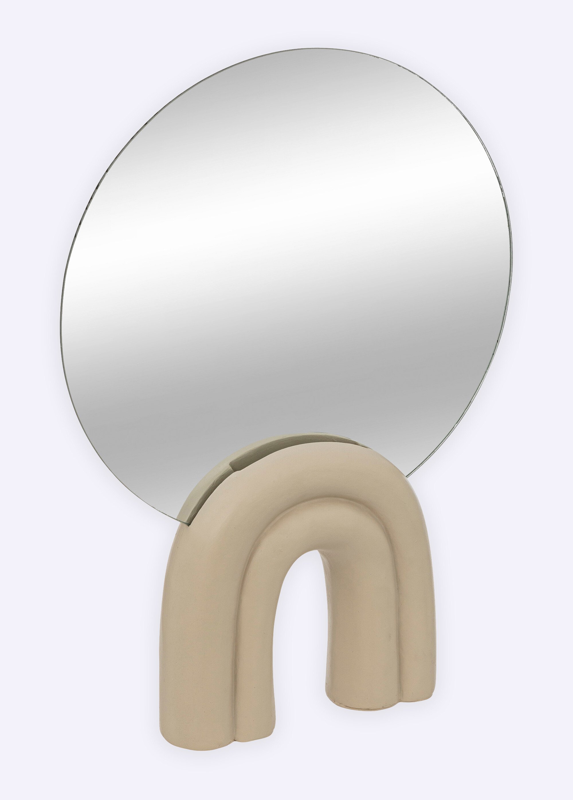 Miroir à poser avec support forme arches