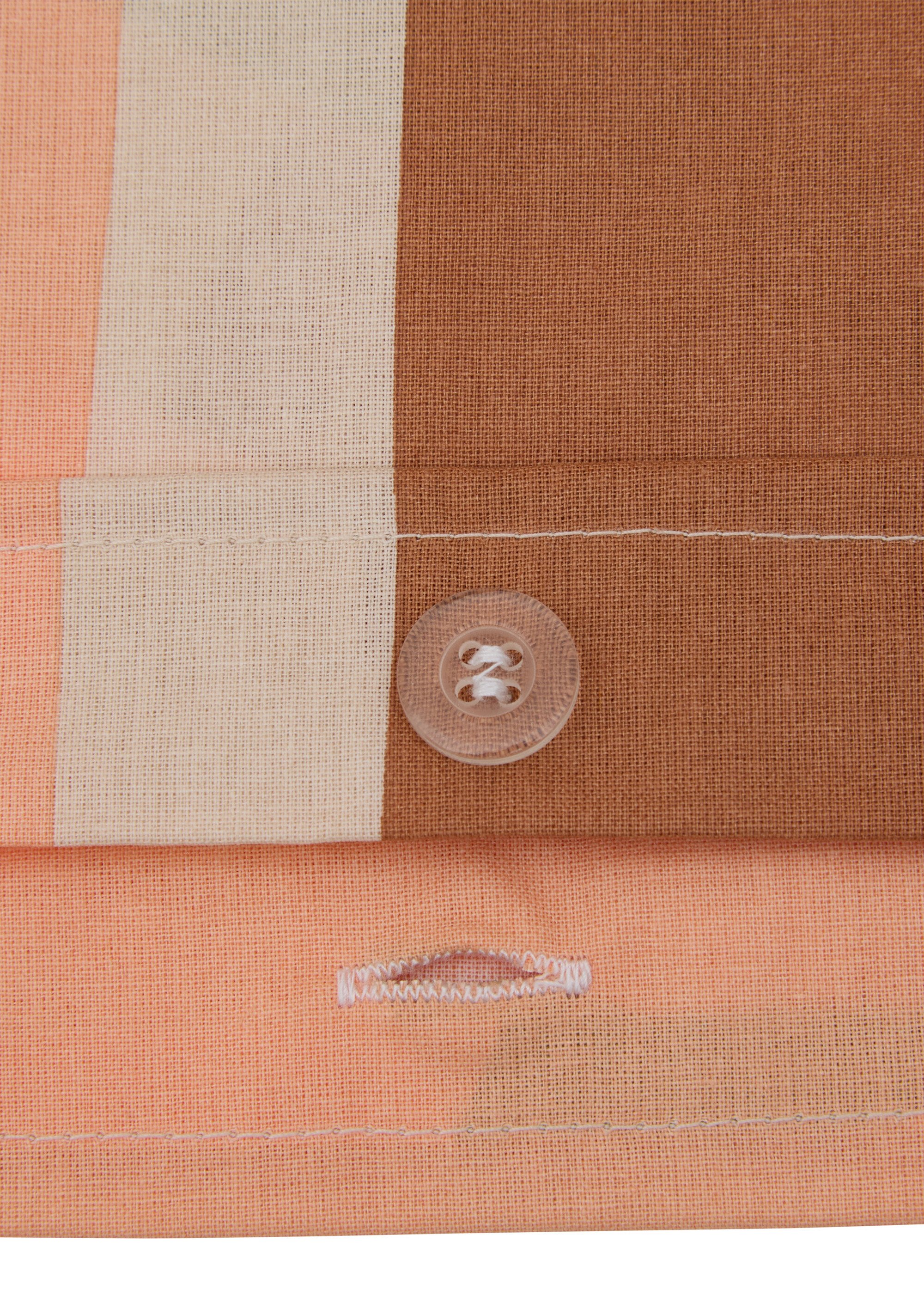 Parure 3 pièces coton 240x200cm LUDIA Marron JJA-223367 DE2