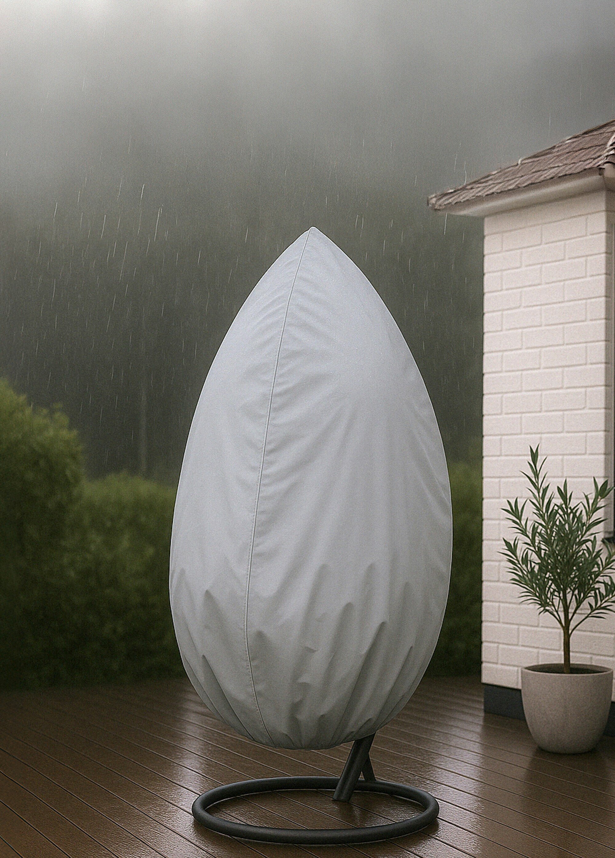 Protection fauteuil suspendu 120 x 200cm GRIS VEN-6998-165 SI1