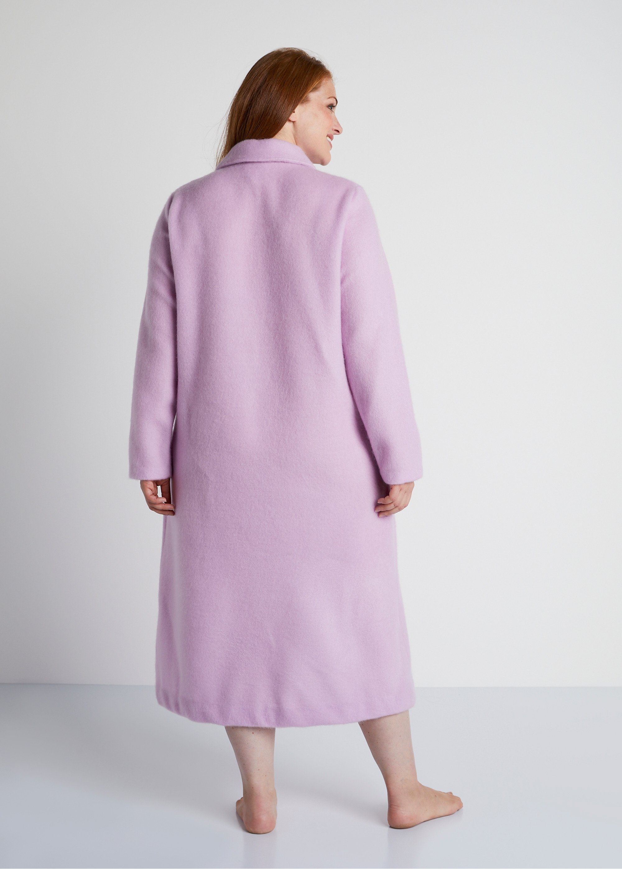 Peignoir robe de chambre brodé en Courtelle