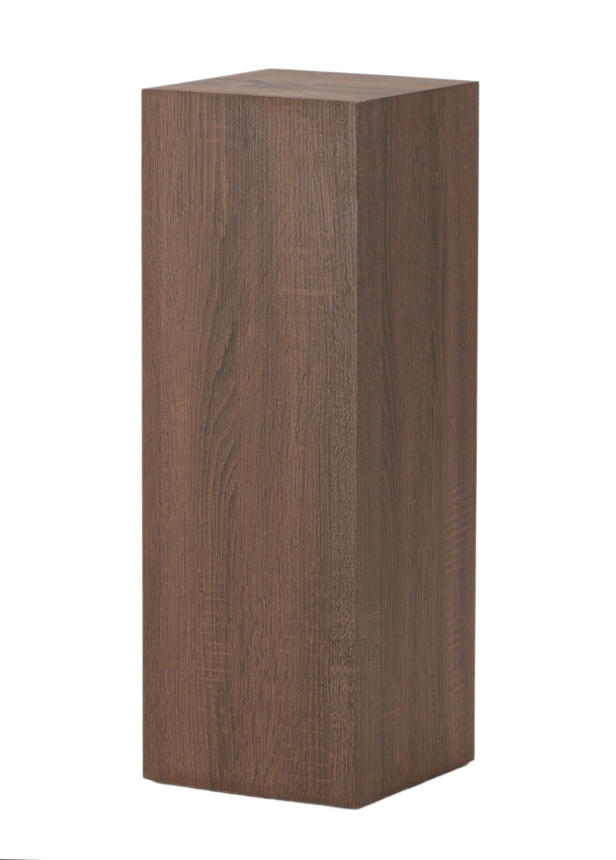 Sellette colonne carrée en bois massif MARRON VEN-42000-290 DE1