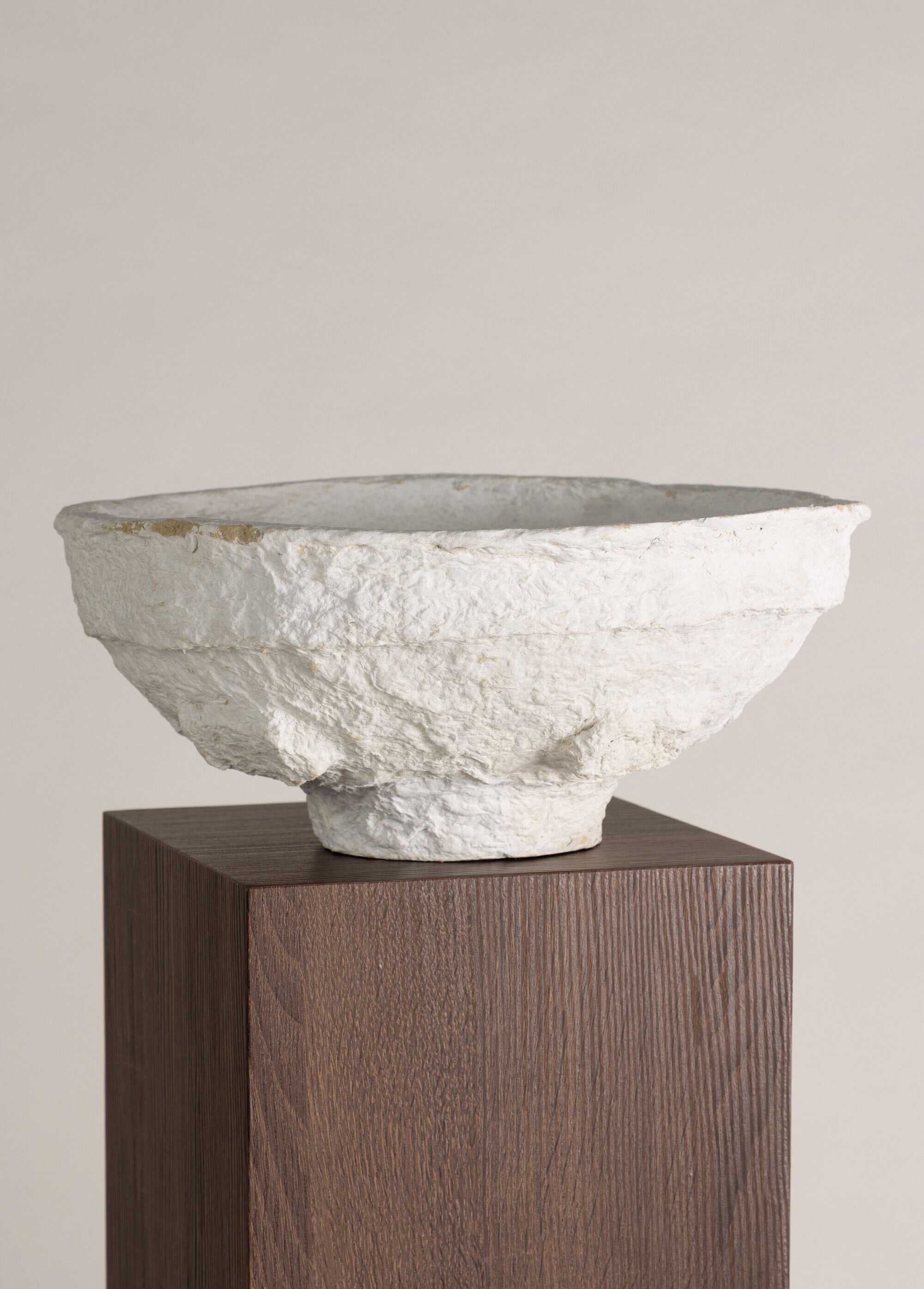 Sellette colonne carrée en bois massif MARRON VEN-42000-290 DE3