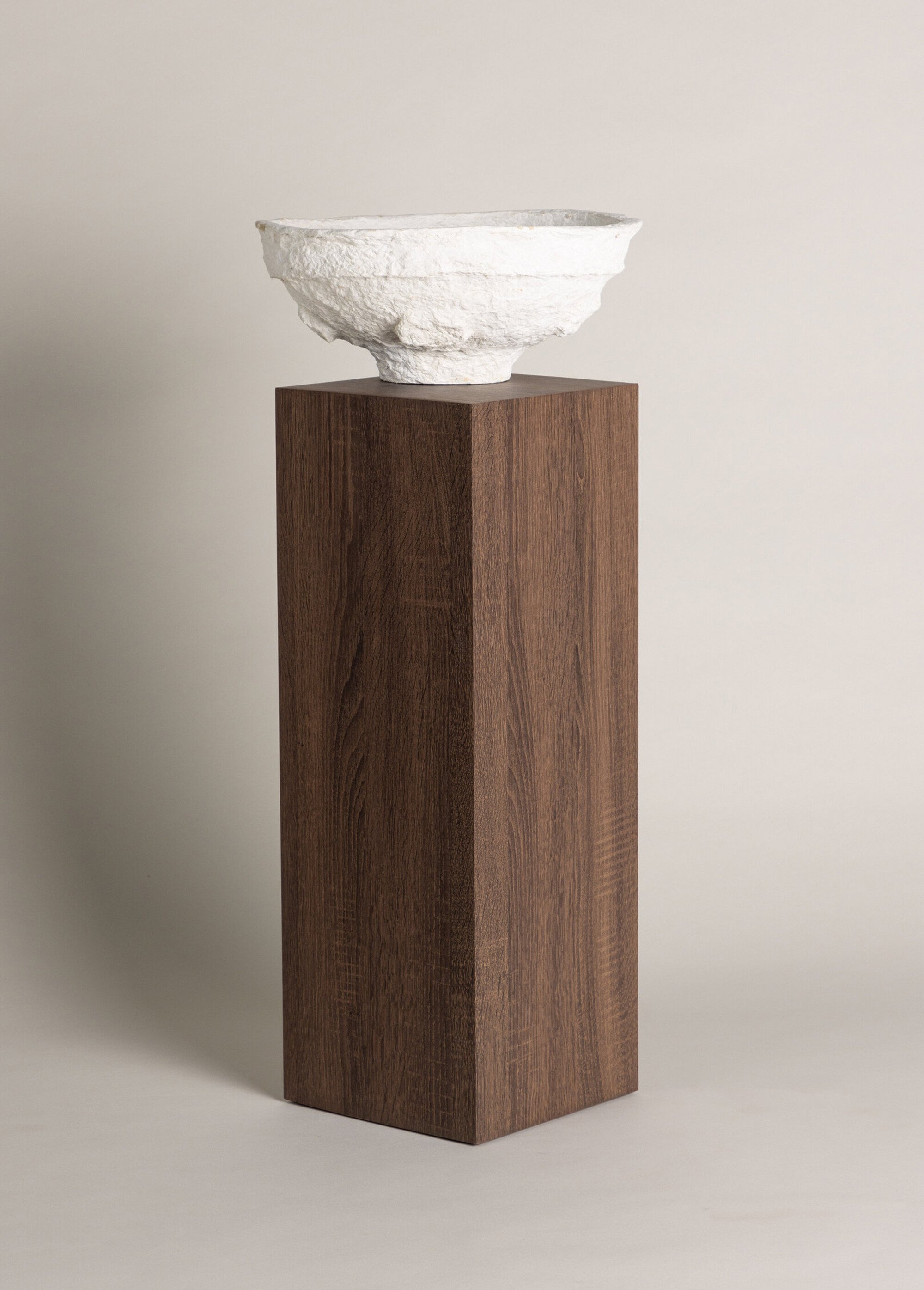 Sellette colonne carrée en bois massif MARRON VEN-42000-290 SI1