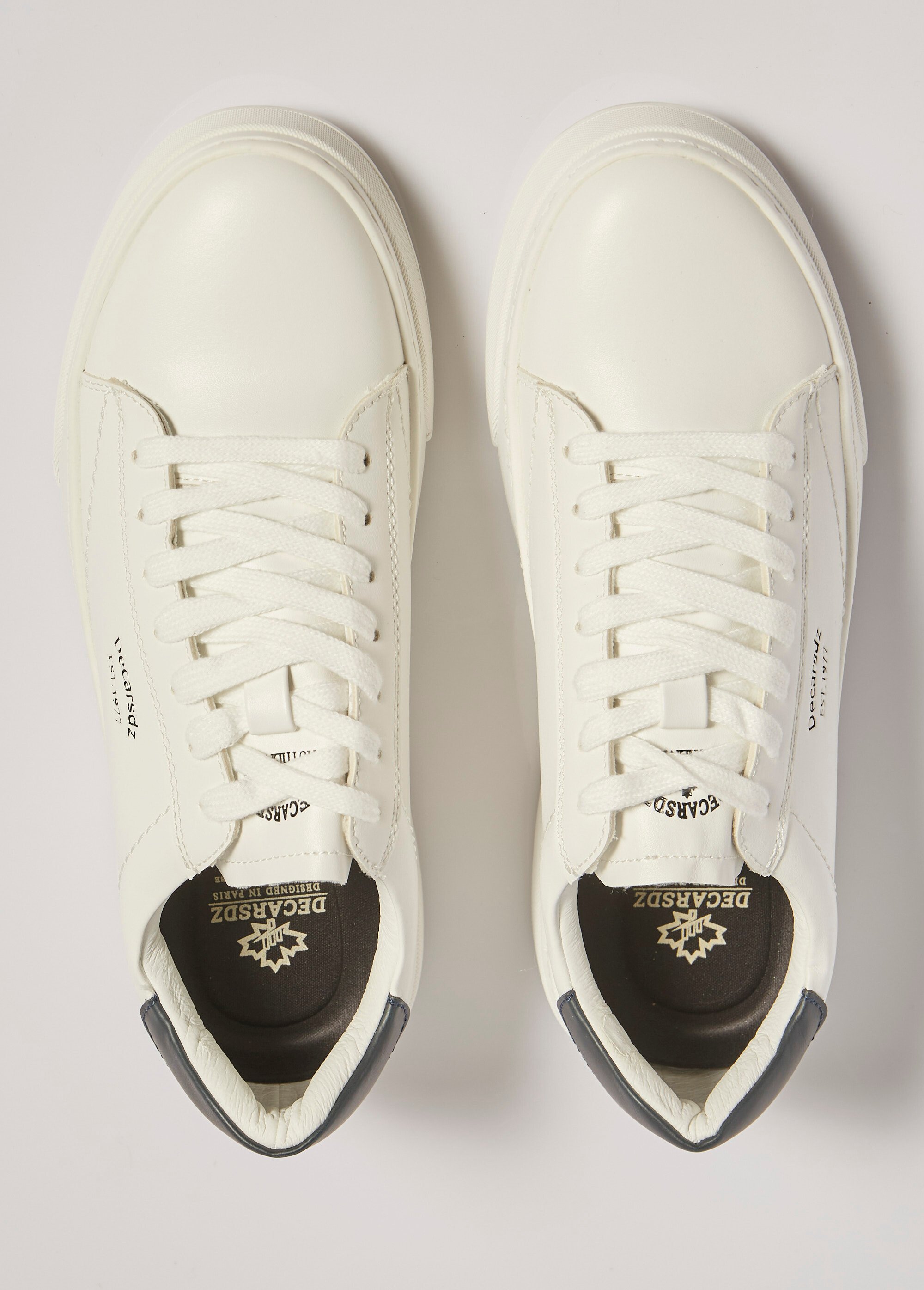 Sneakers sportswear chic monochromes Homme Blanc ELOEL0983 OV1