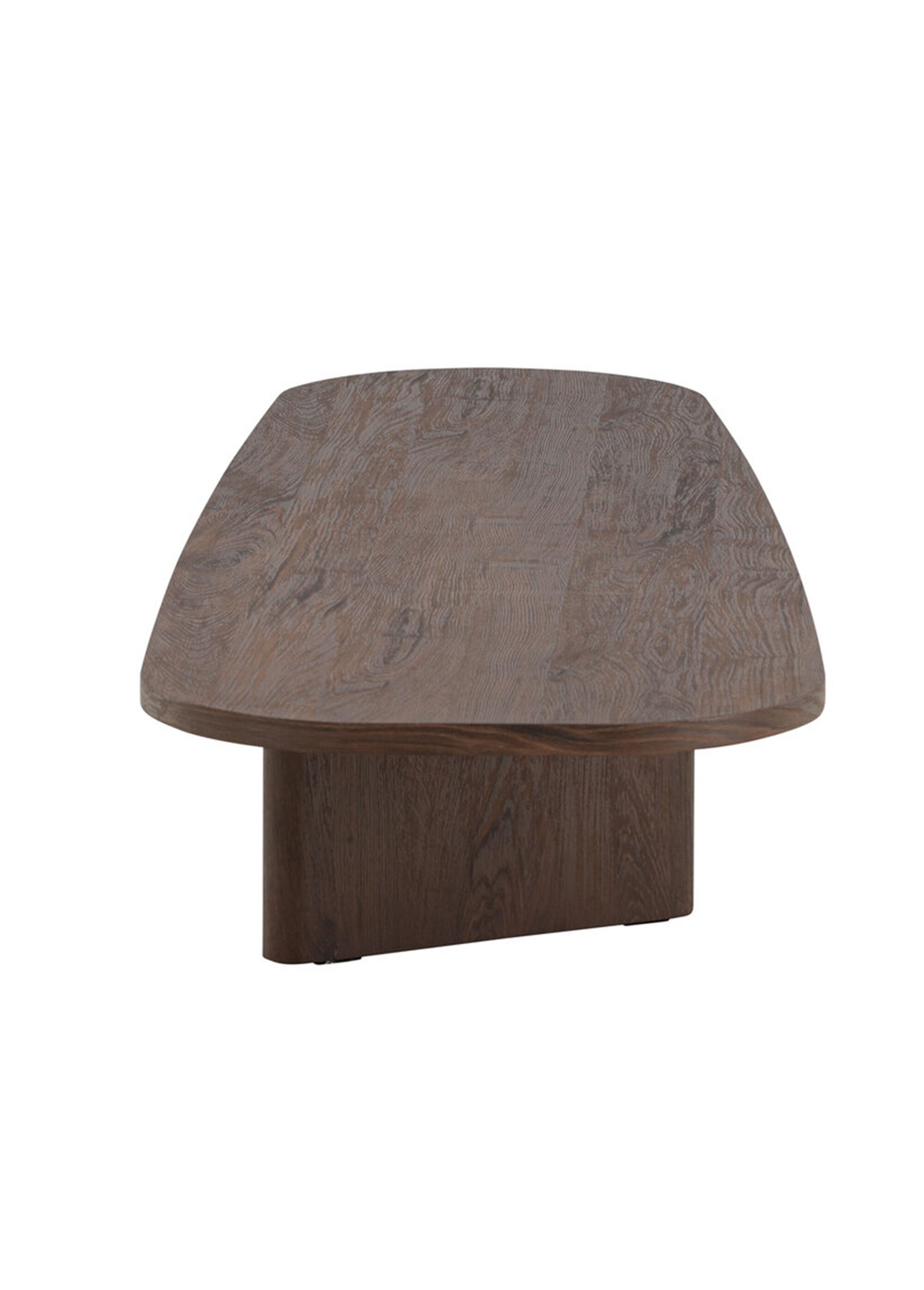 Table basse bois foncé, forme organique MARRON VEN-62044-125 DE2