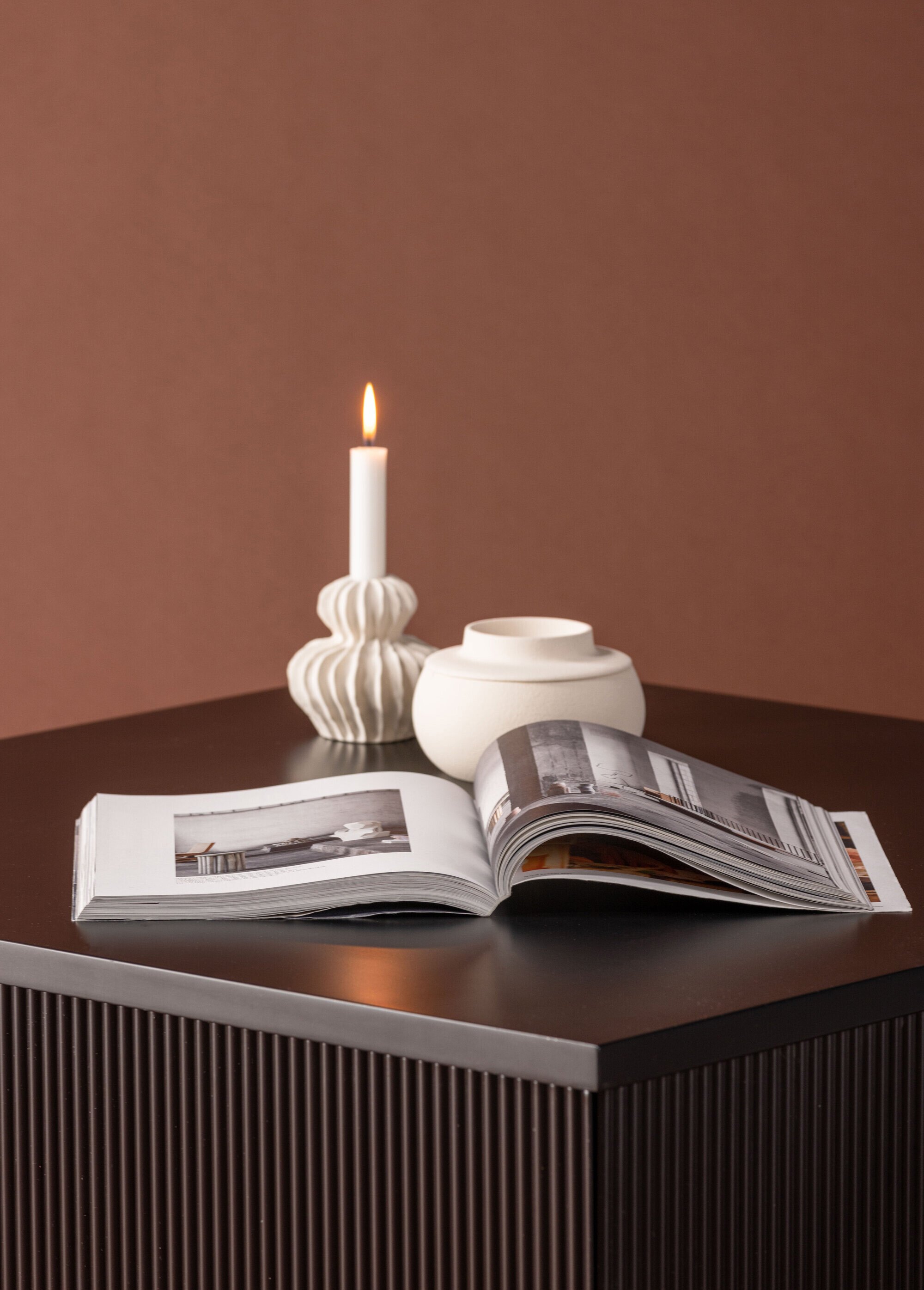 Table basse carrée design en bois foncé NOIR VEN-15009-120 SI2