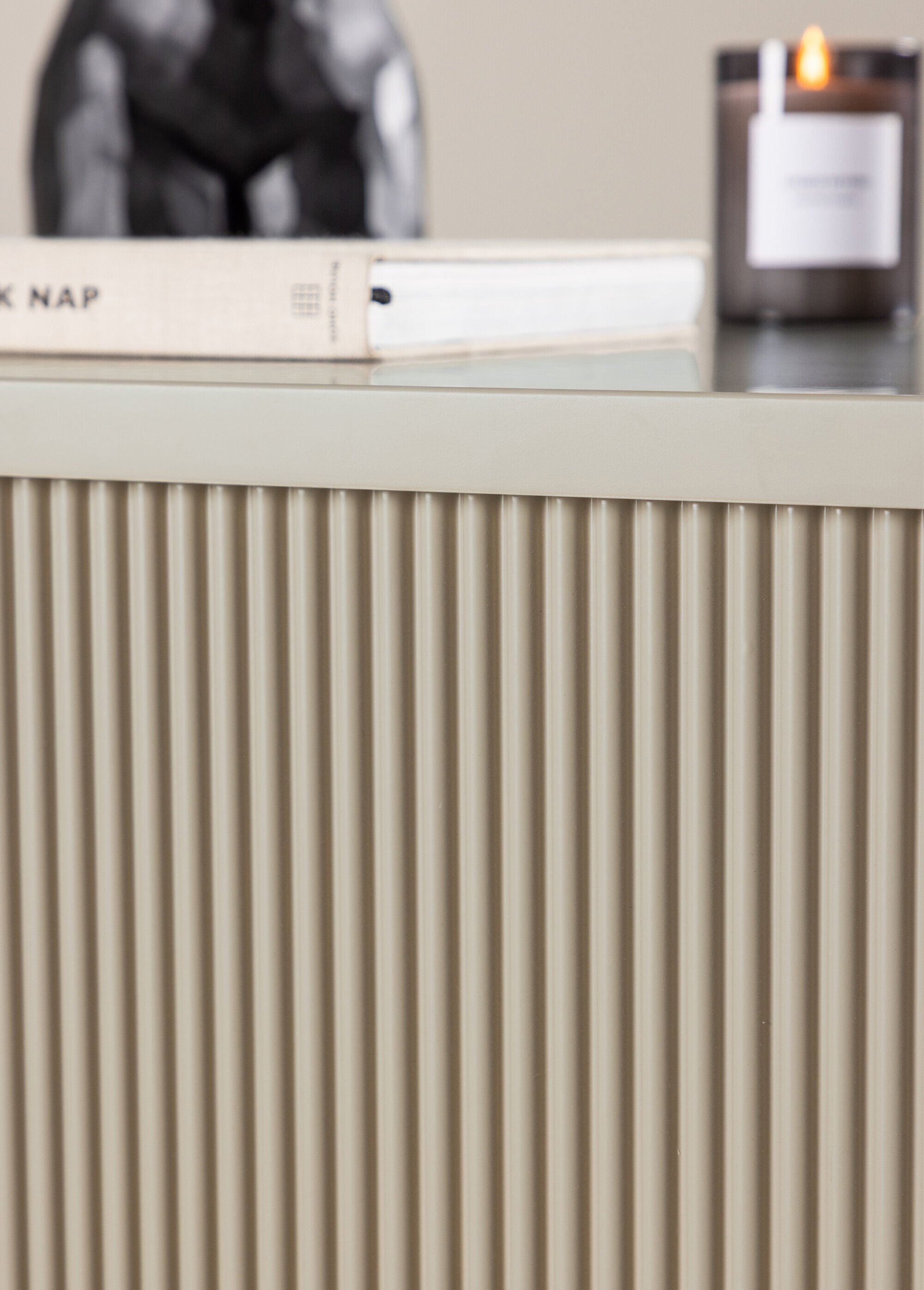 Table basse carrée design, bois clair BEIGE VEN-61170-102 DE3