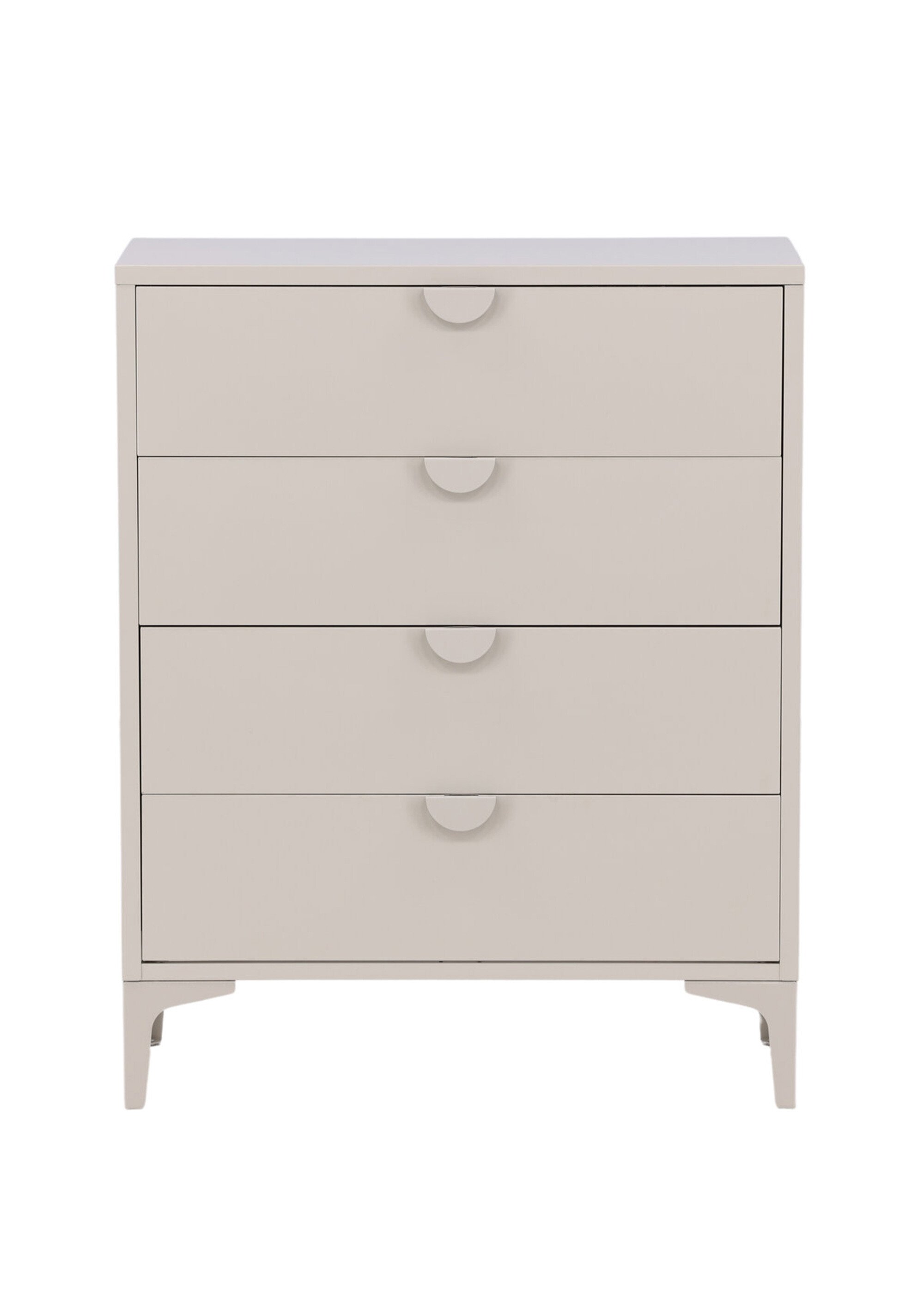 Commode épurée en acier 4 tiroirs