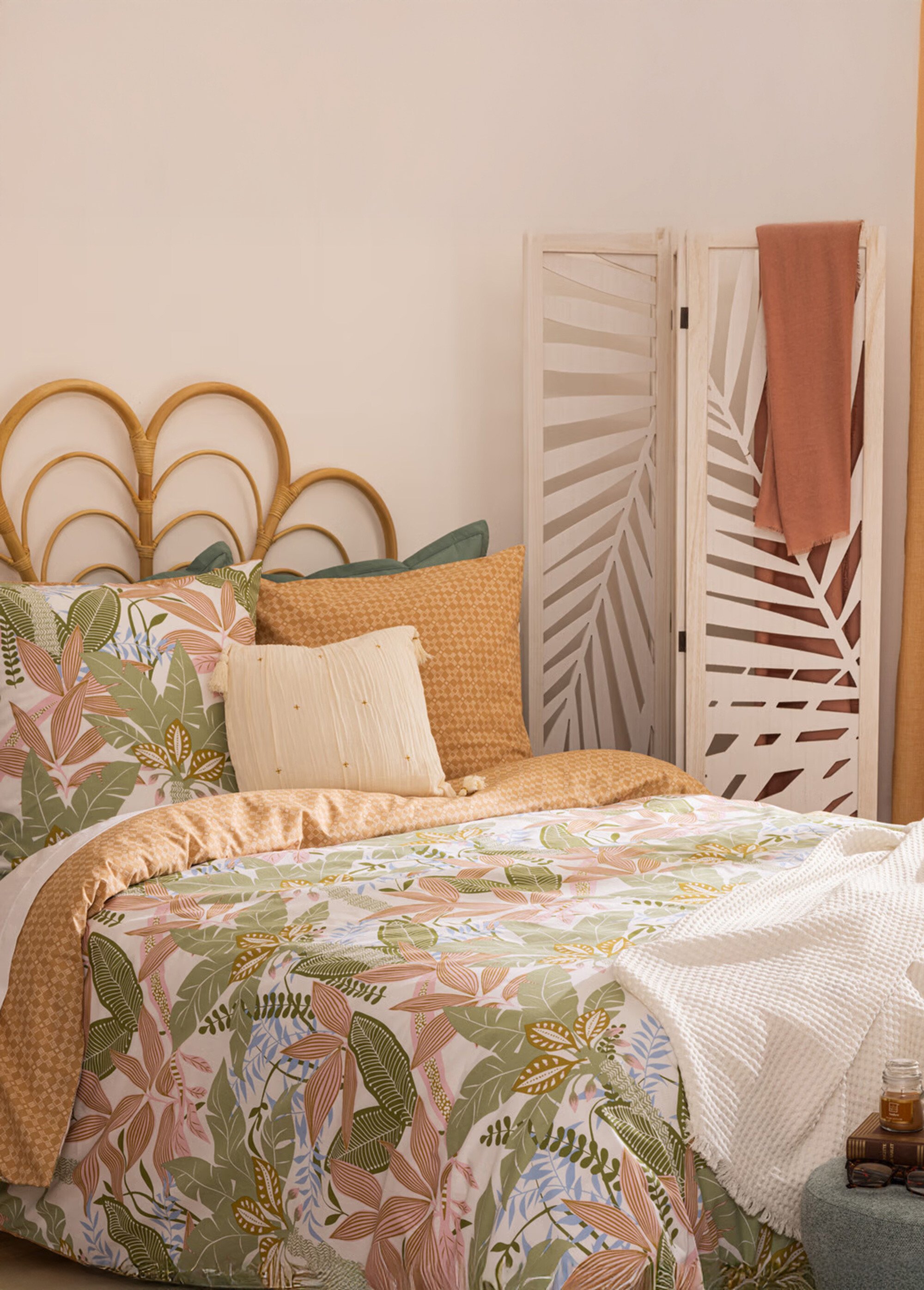 Parure de lit June, motifs nature