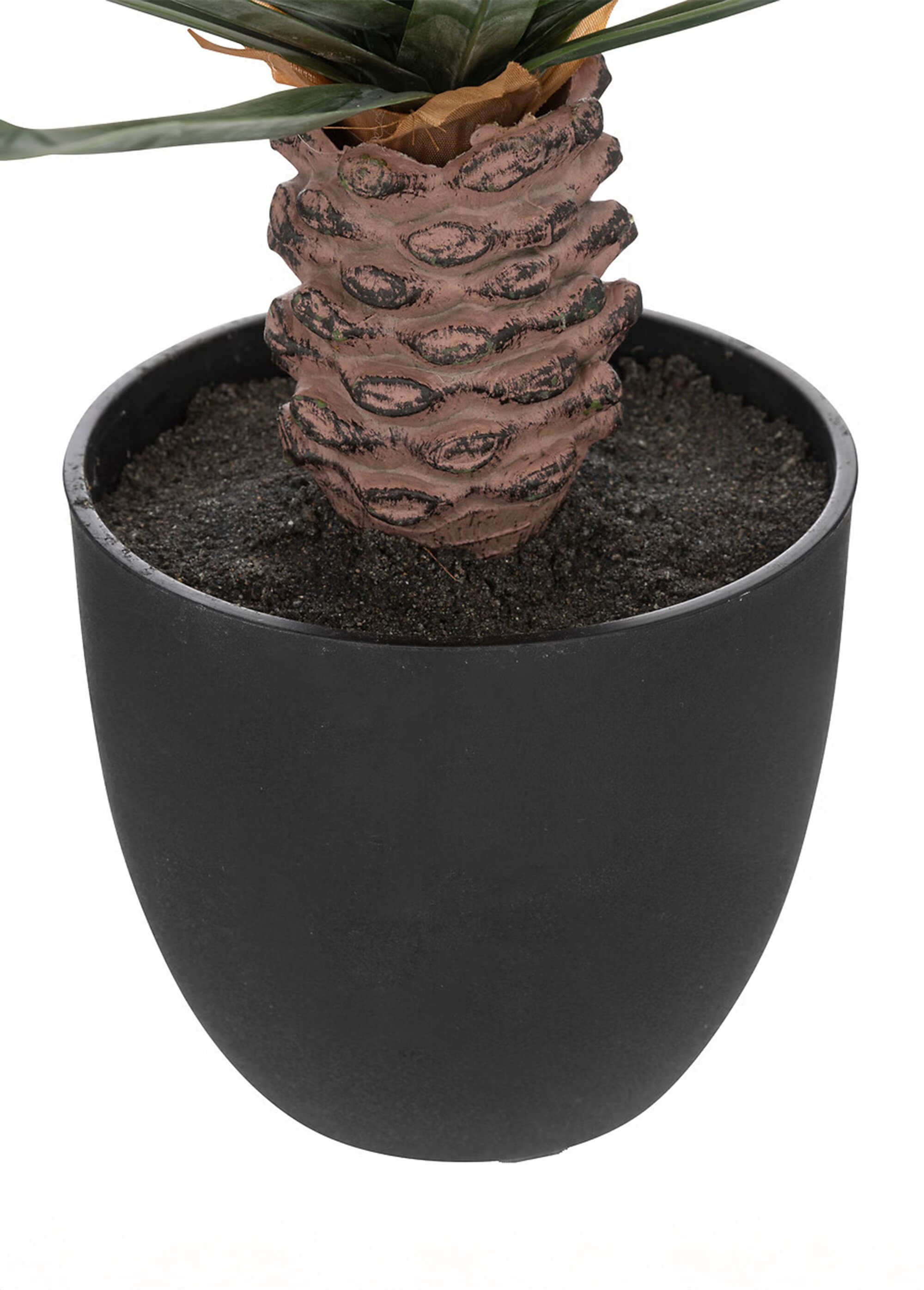 Plante artificielle style palmier + pot Vert JJA-193742 DE2