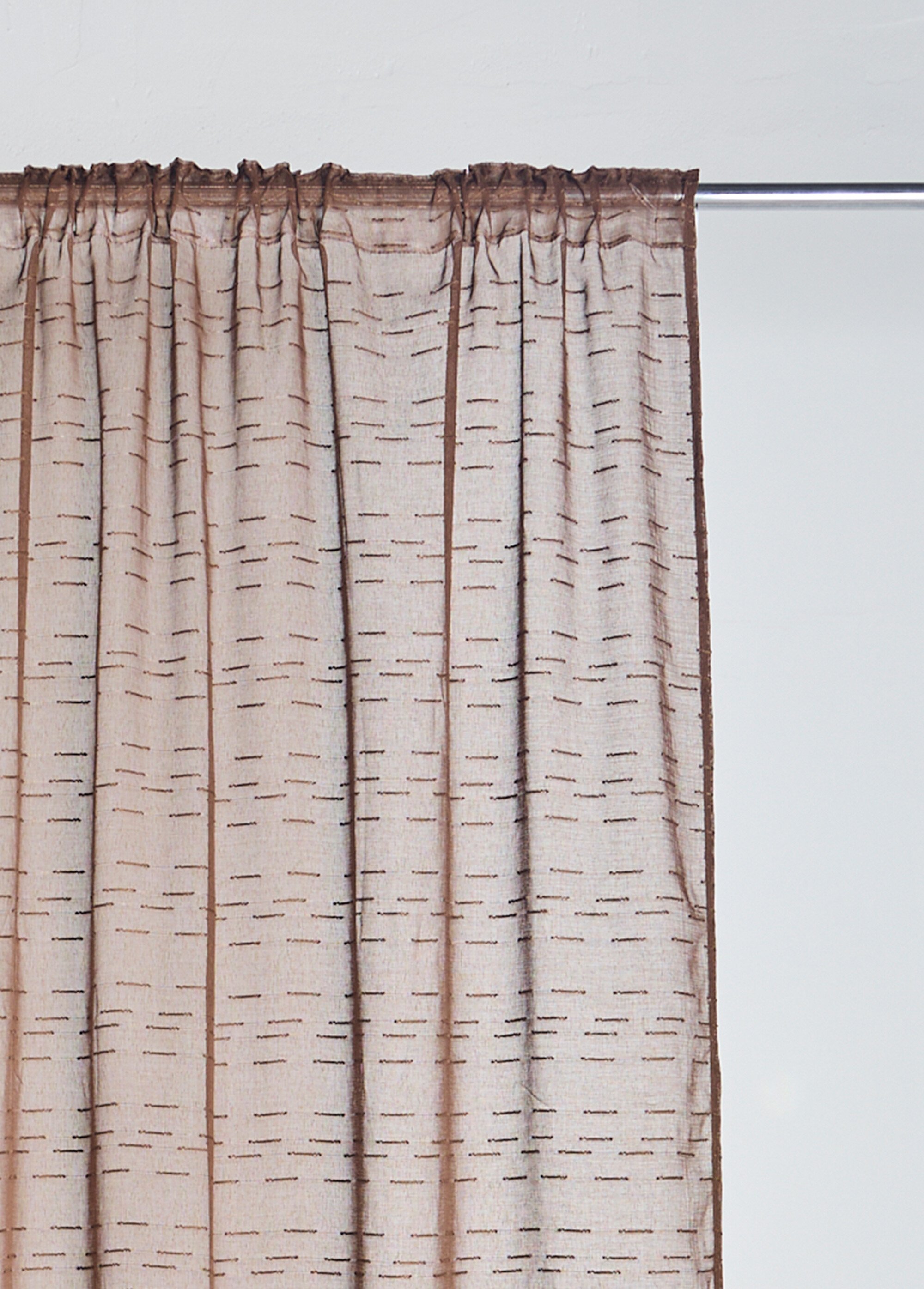 Rideau 1 panneau ruflettes, authentique