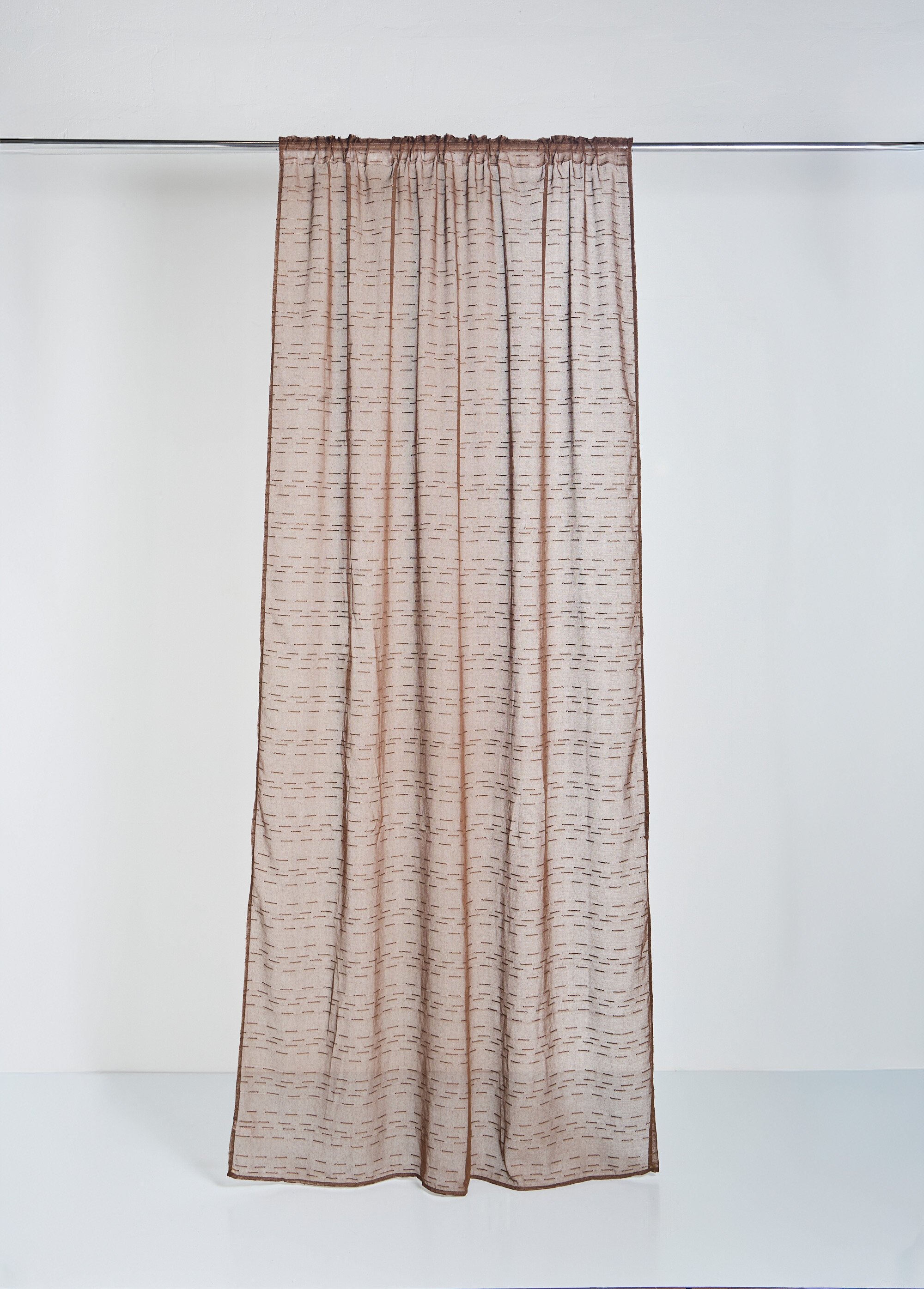 Rideau 1 panneau ruflettes, authentique