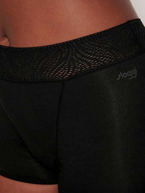 Shorty menstruel anti fuites Femme Noir DINGO D21