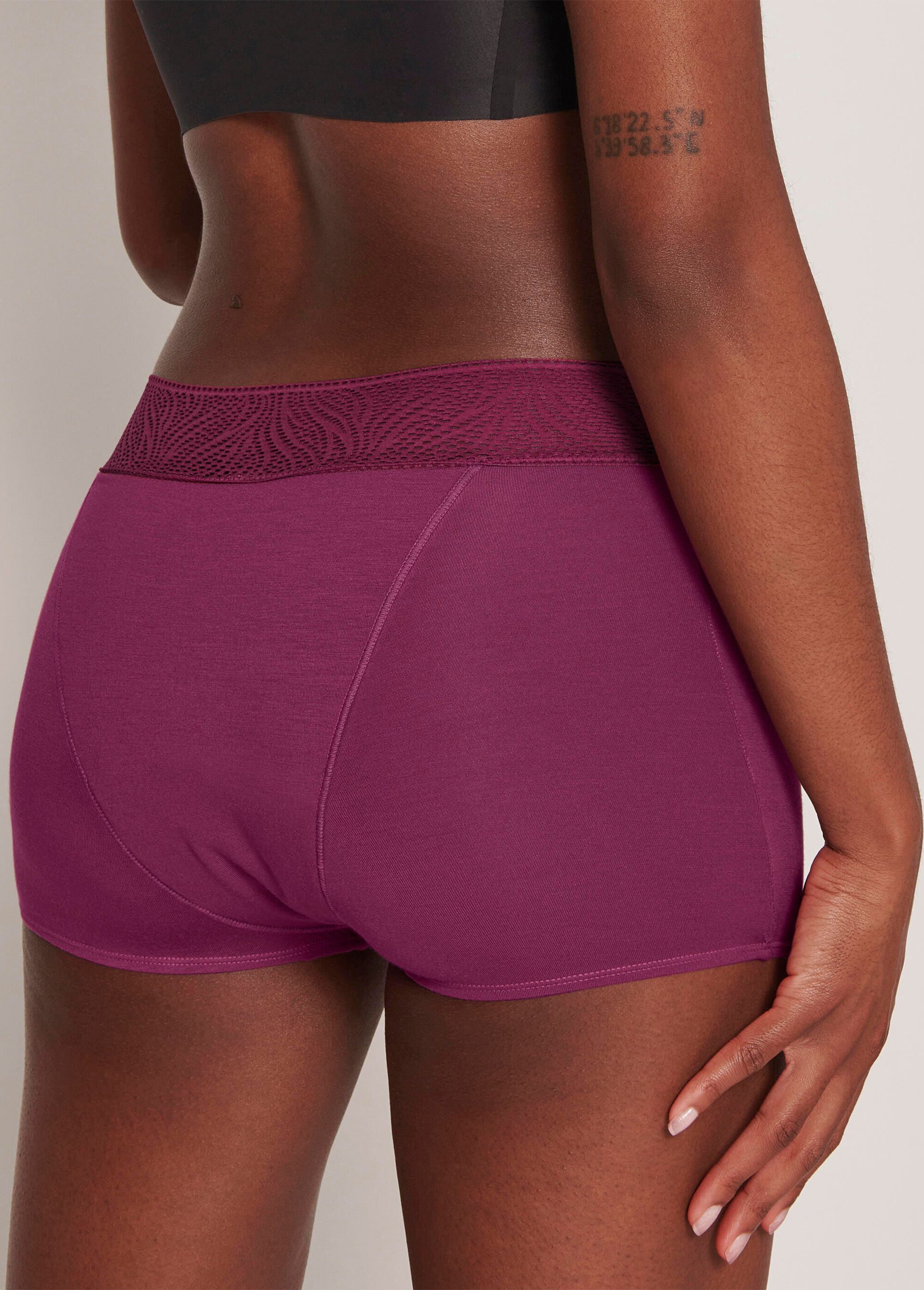 Shorty menstruel anti fuites