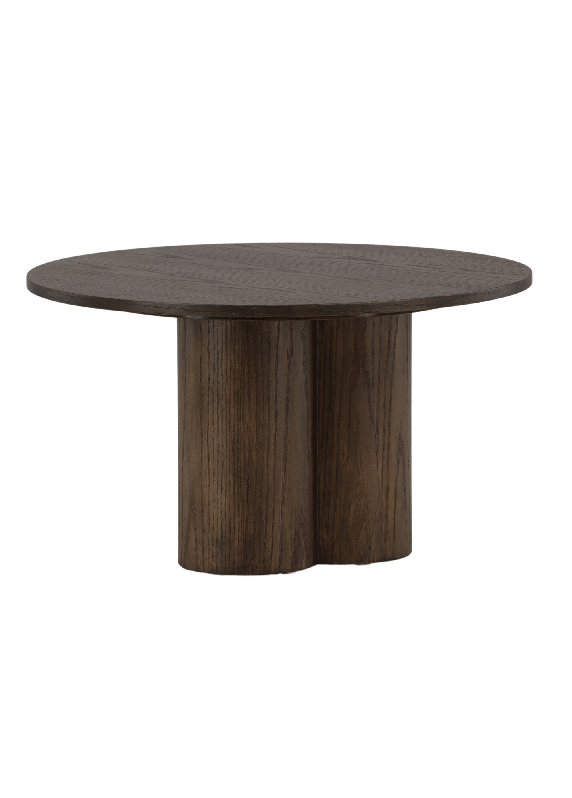 Table basse bois foncé, pied fantaisie MARRON VEN-15009-103 DE1