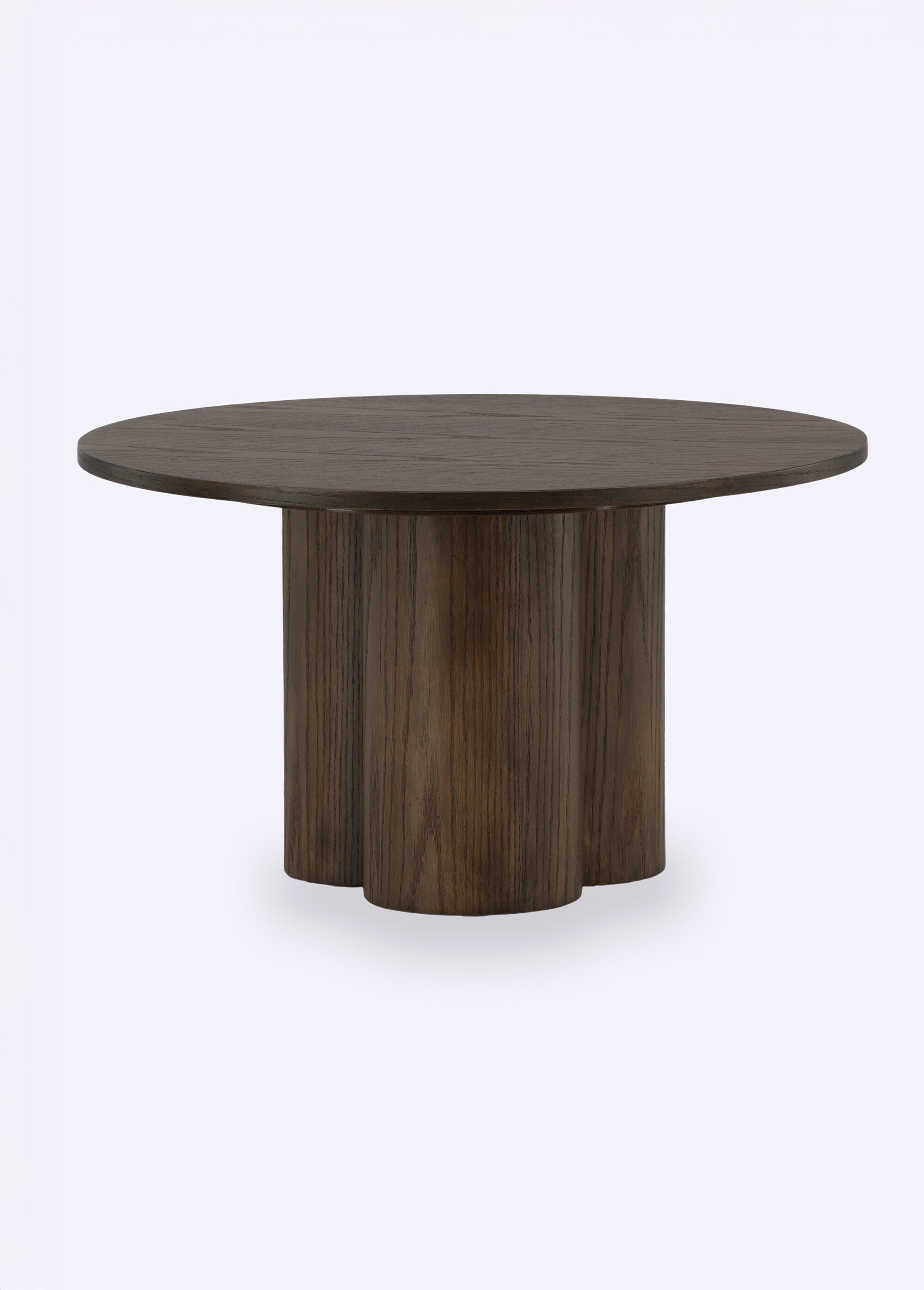 Table basse bois foncé, pied fantaisie MARRON VEN-15009-103 FA1