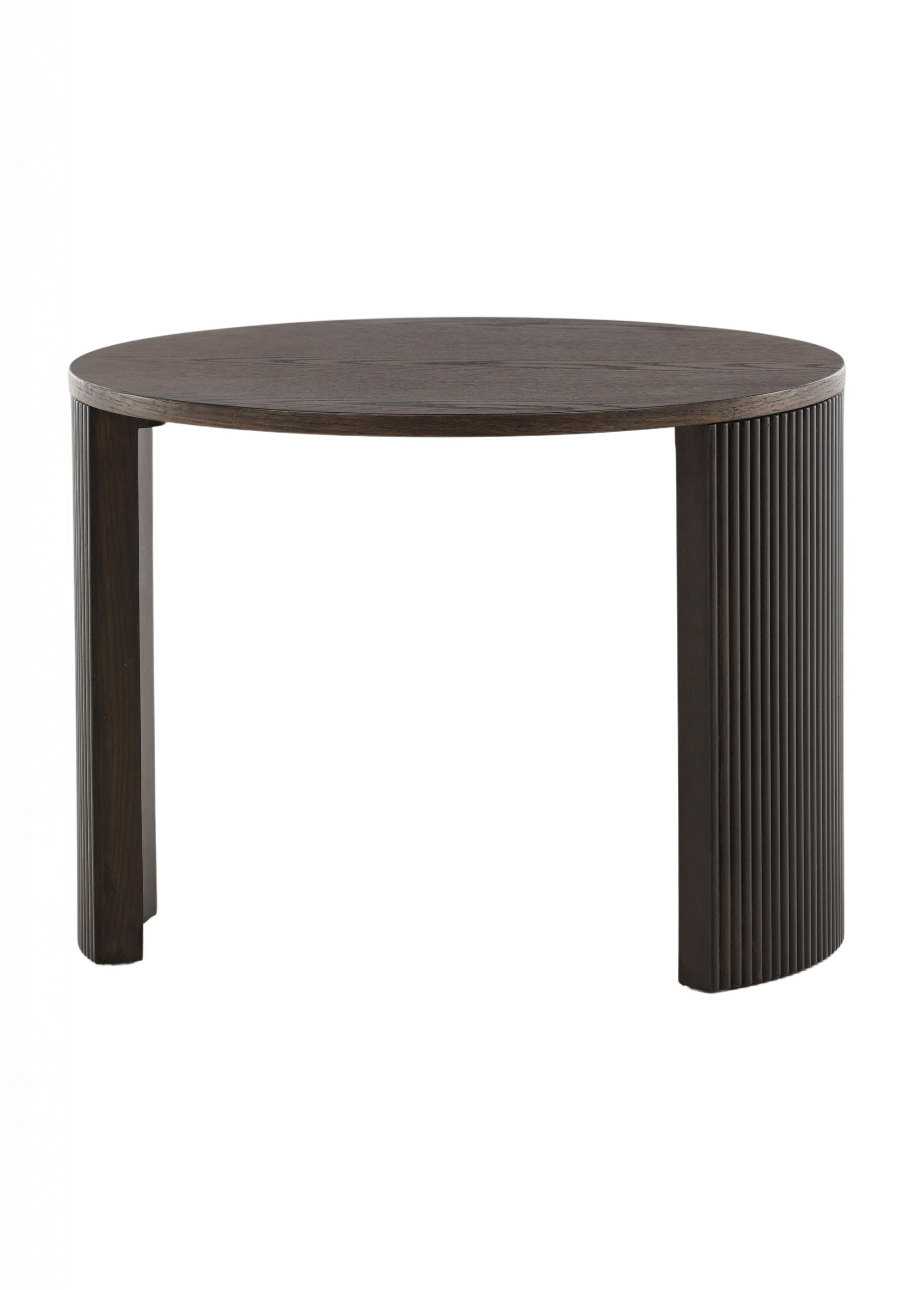 Table basse bois, pieds asymétriques MARRON VEN-15009-040 DE1