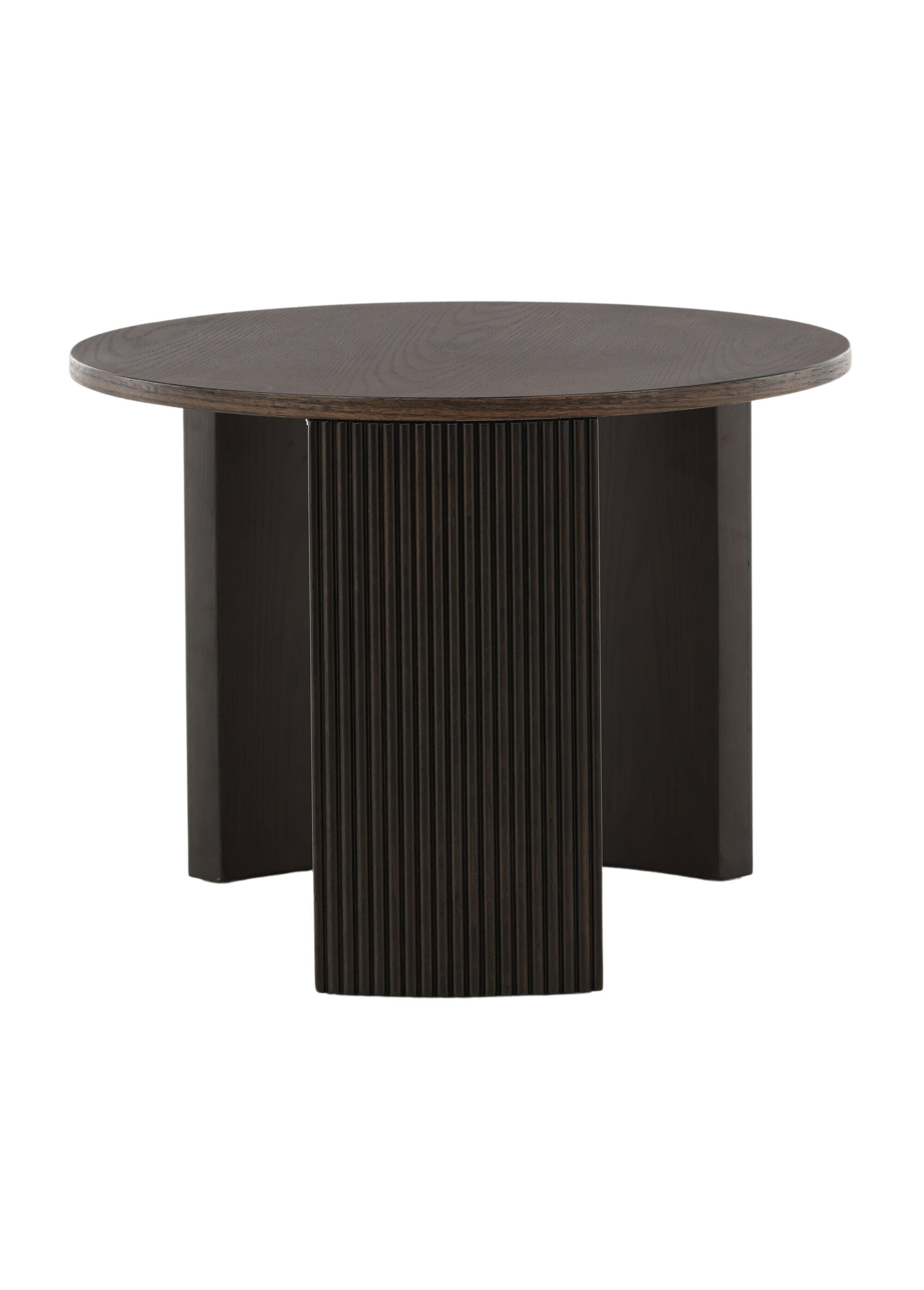 Table basse bois, pieds asymétriques MARRON VEN-15009-040 DE4