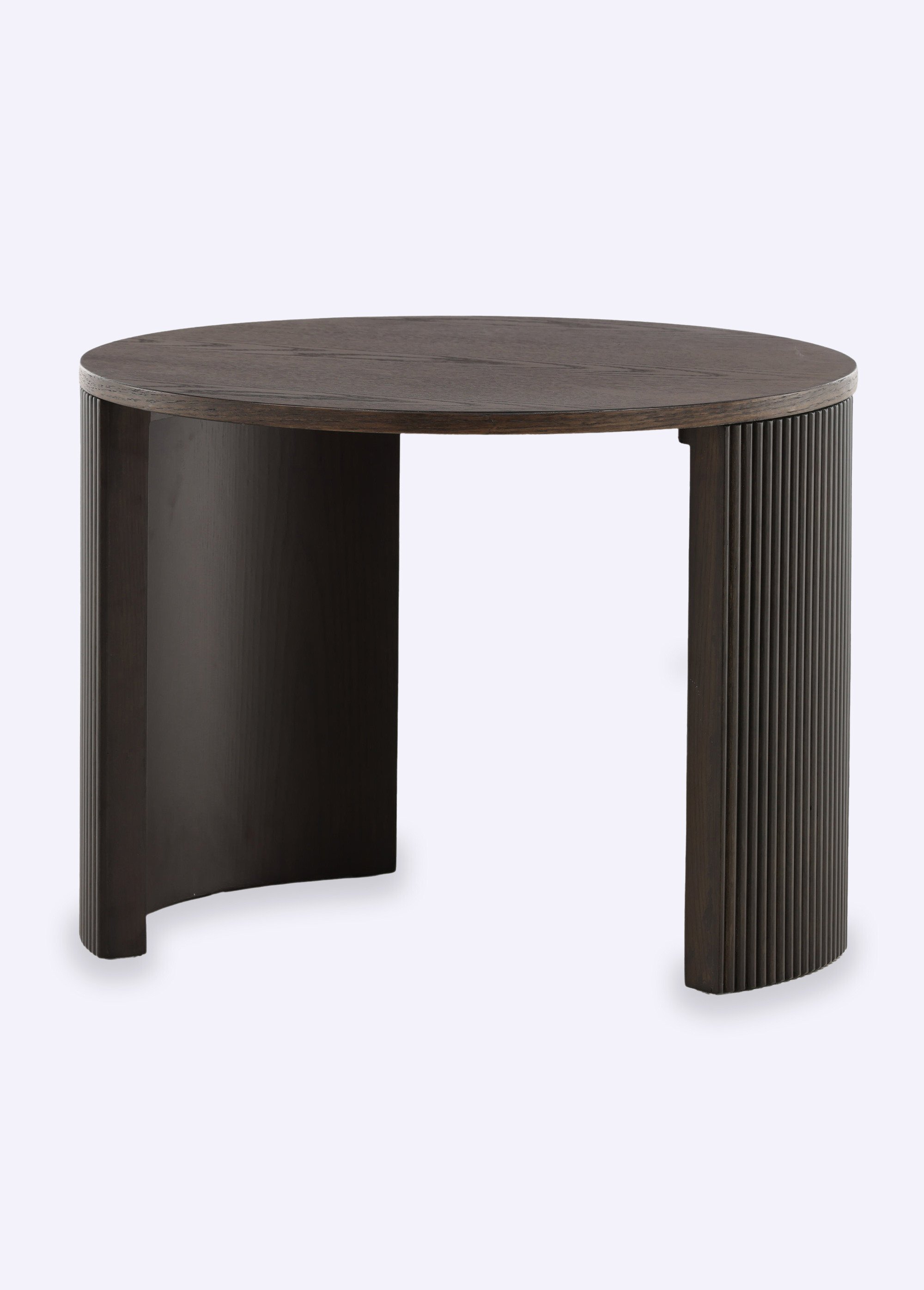 Table basse bois, pieds asymétriques MARRON VEN-15009-040 FA1