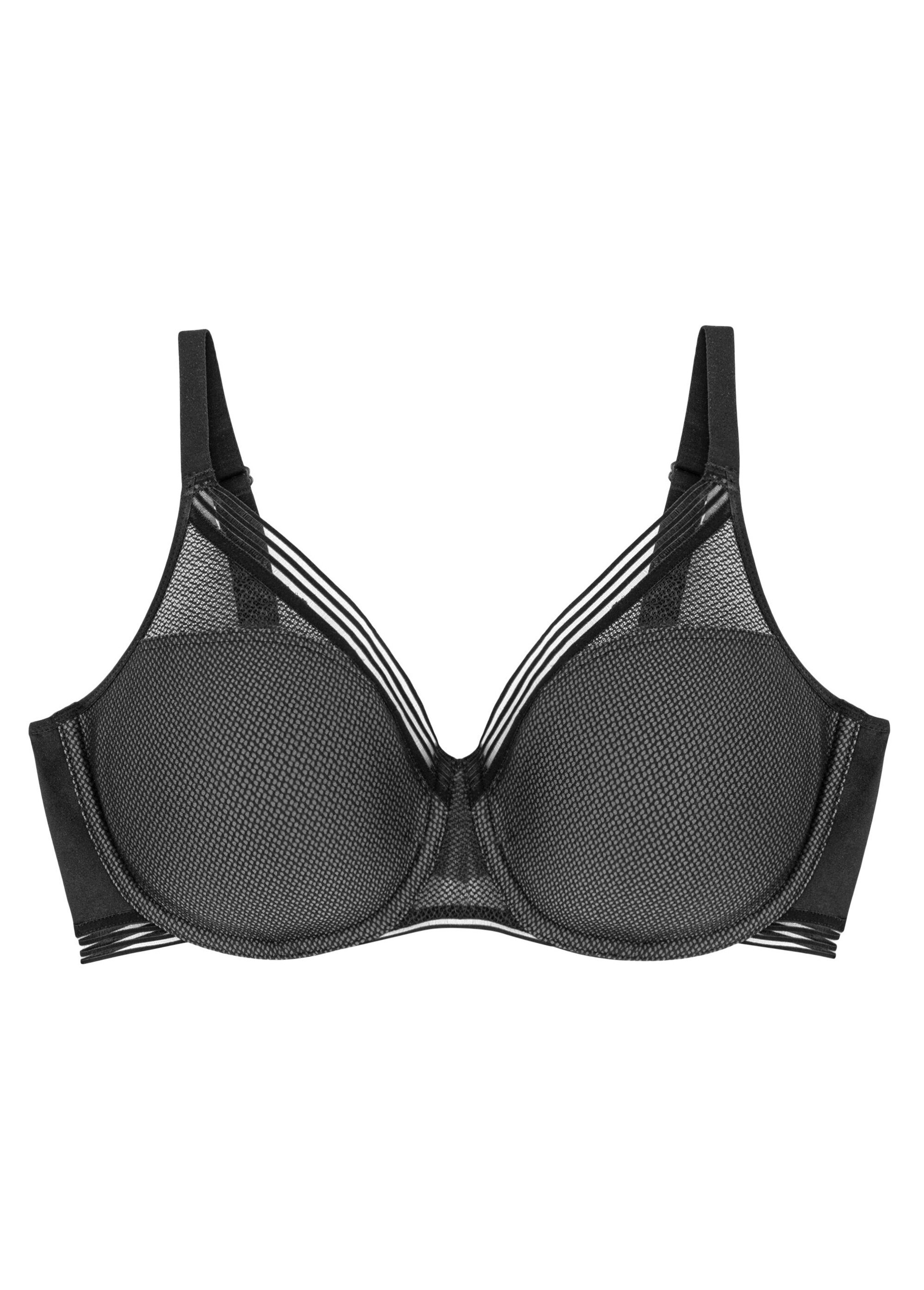 Soutien-gorge minimiseur avec armatures Femme Noir VENISE DE1