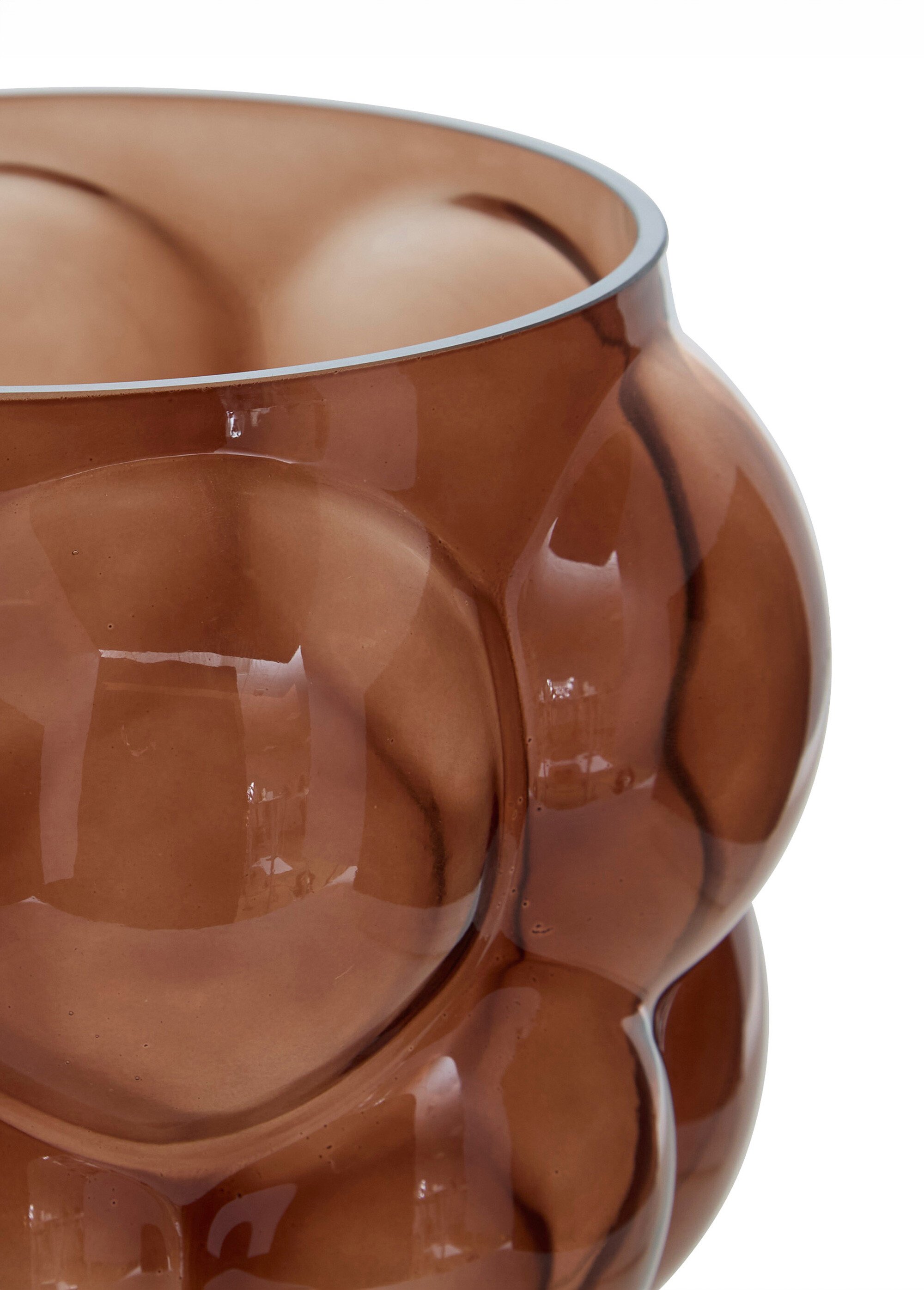 Vase tendance verre soufflé 25cm EDIA