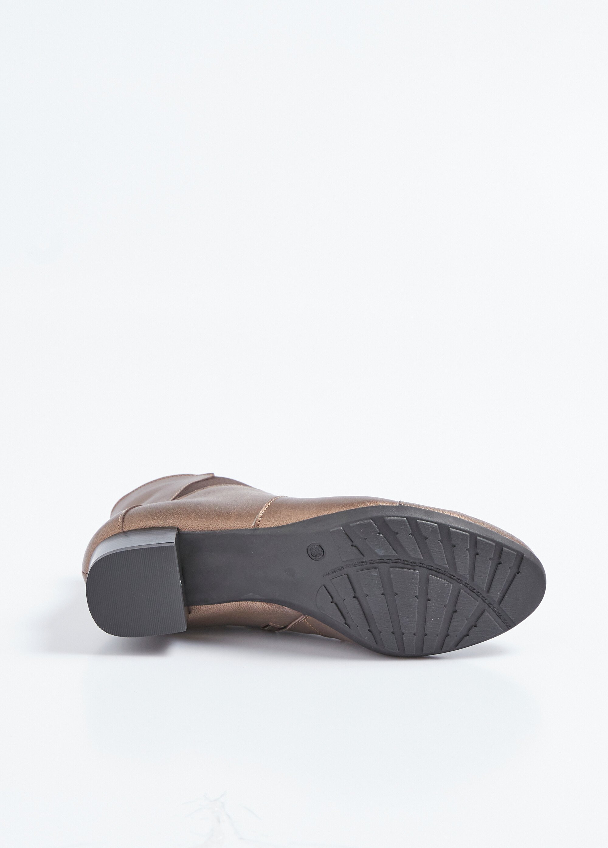 Boots zippées élastiquées Femme Marron OASIS UN1