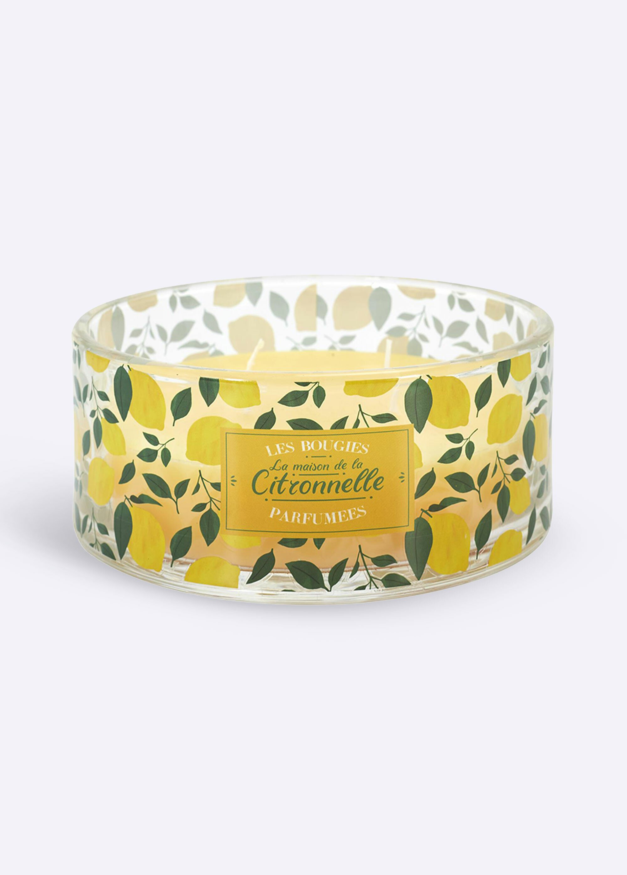 Bougie parfumée citronnelle 4 mèches