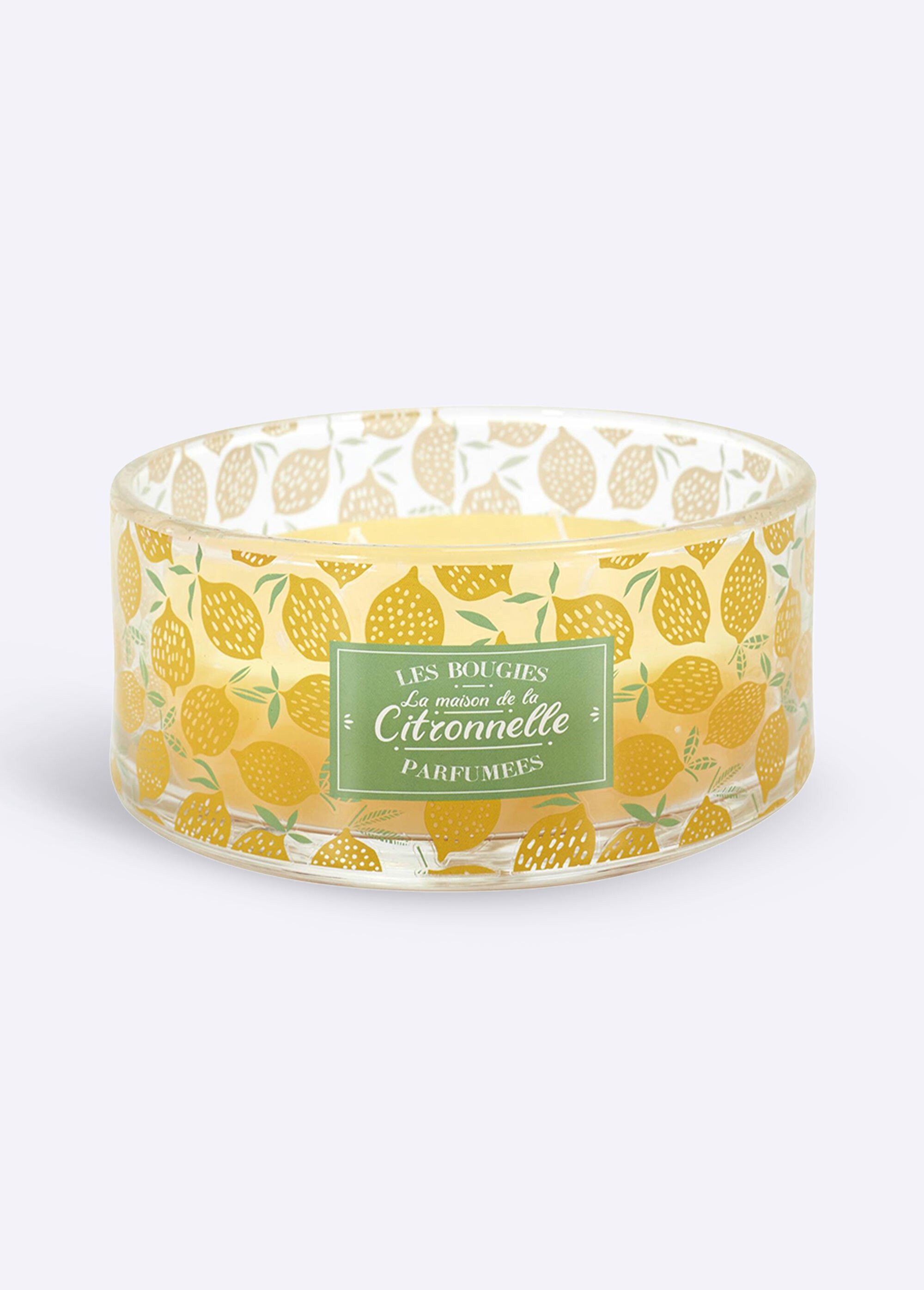 Bougie parfumée citronnelle 4 mèches