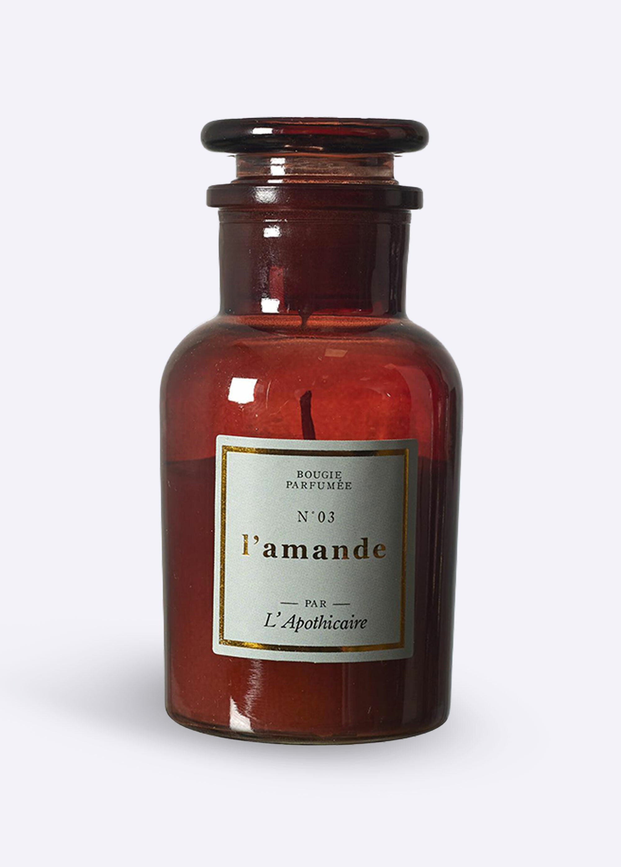 Bougie parfumée rétro verre teinté, 11cm Vert CMP-BO0130 FA1