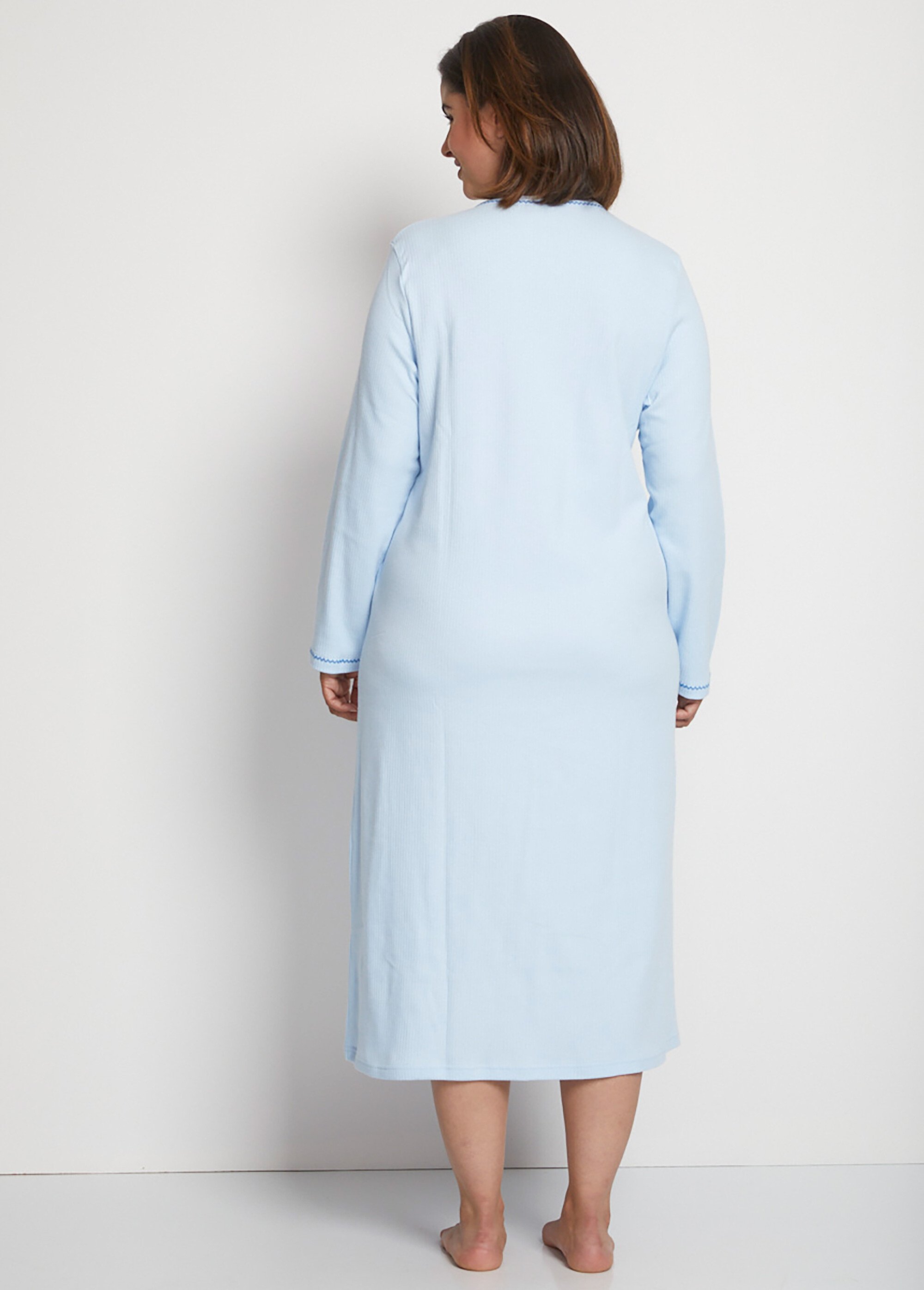 Chemise de nuit tee-shirt brodée
