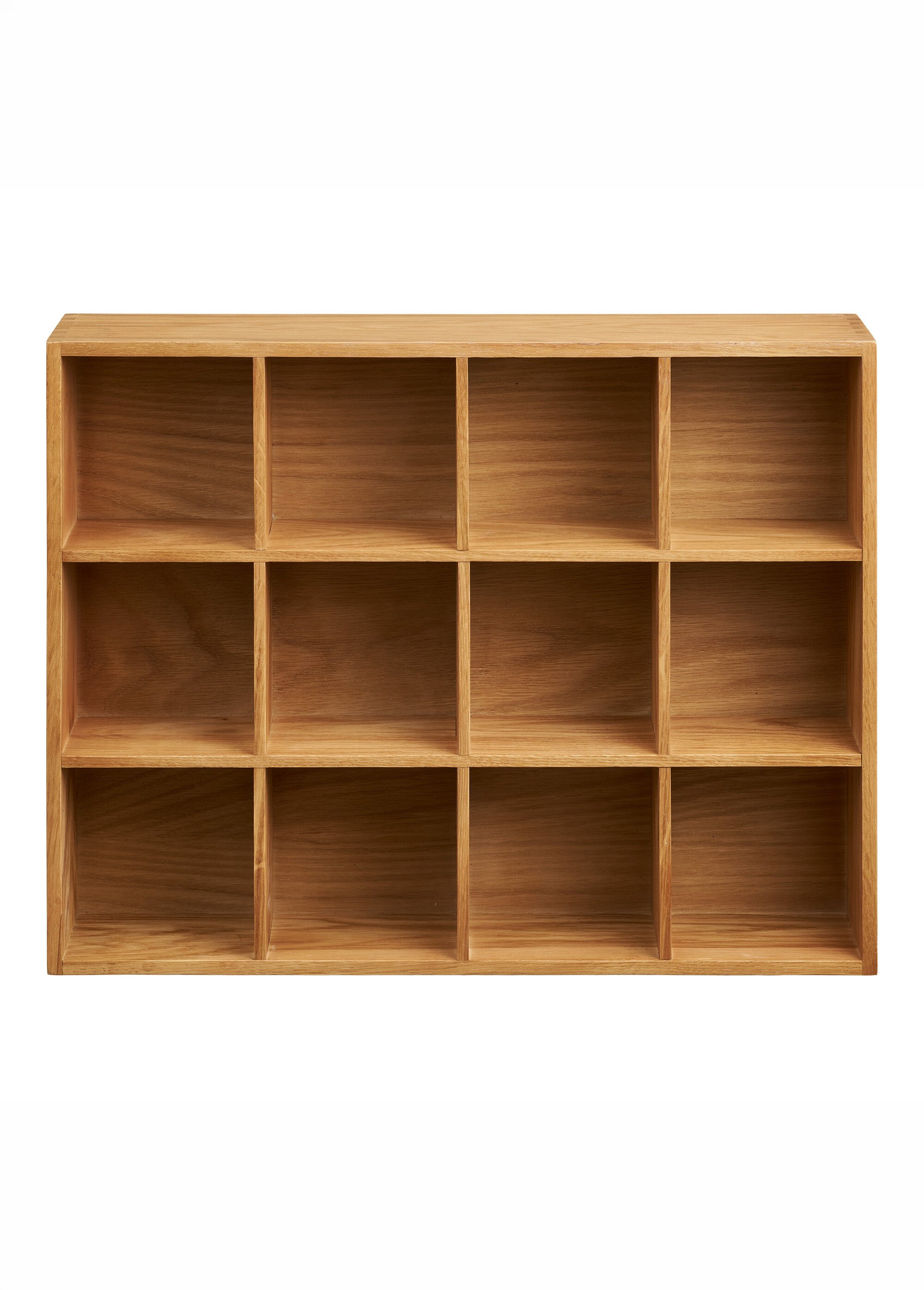Etagère en chêne 12 cases SORIA BEIGE HN-4293035 DE1