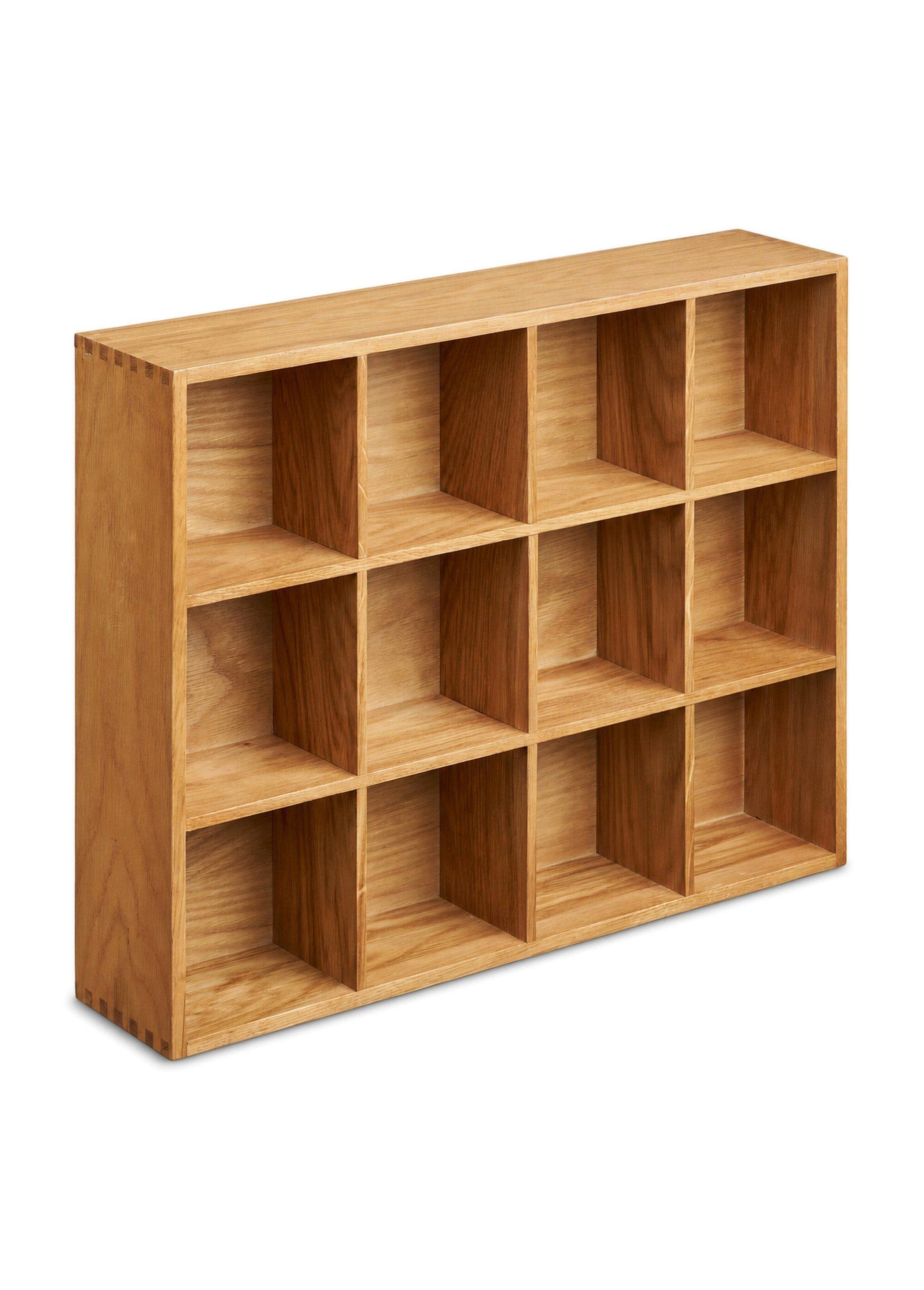 Etagère en chêne 12 cases SORIA BEIGE HN-4293035 FA1