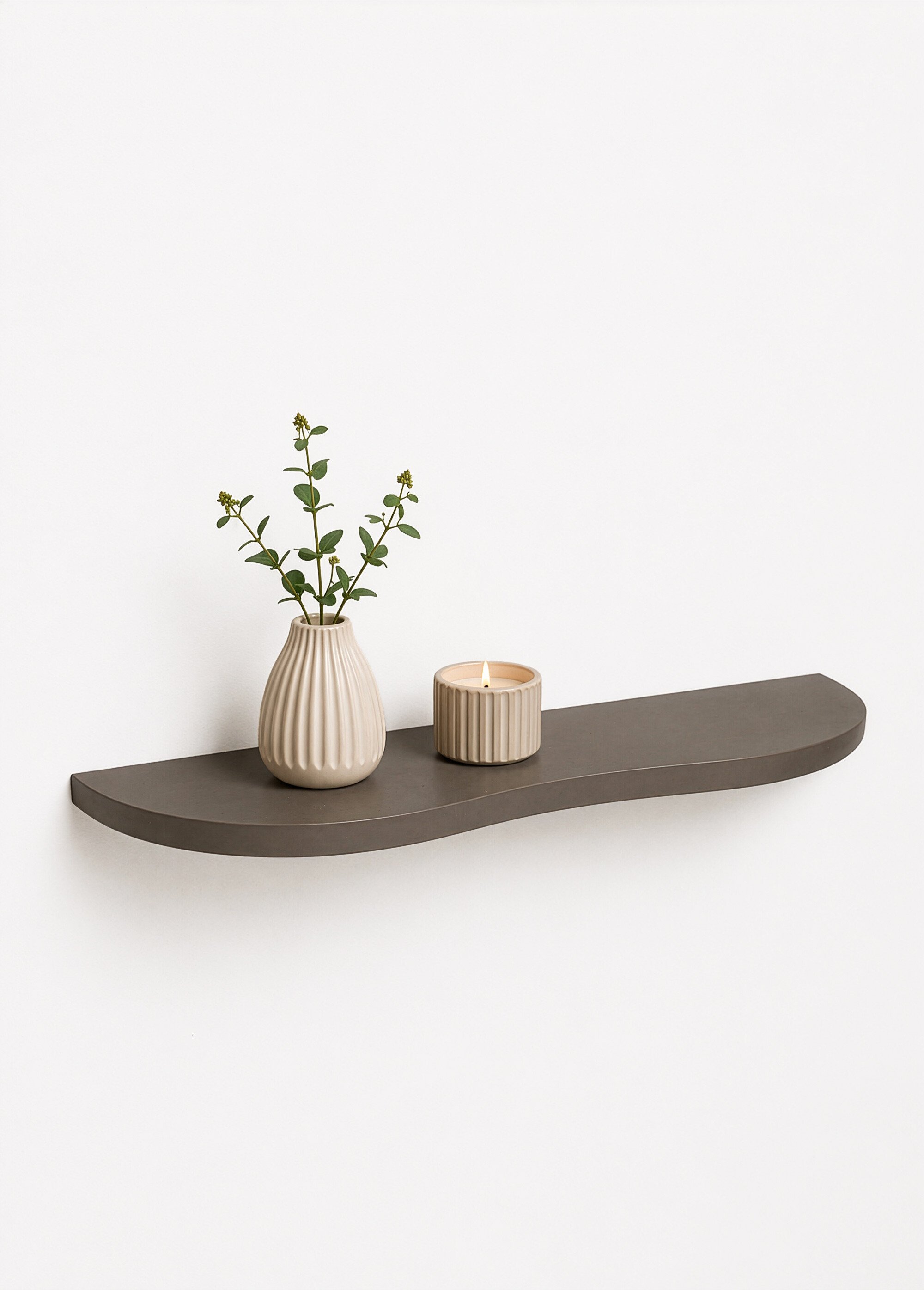 Etagère murale forme organique BOTTA, 2M MARRON HN-4292050 FA1