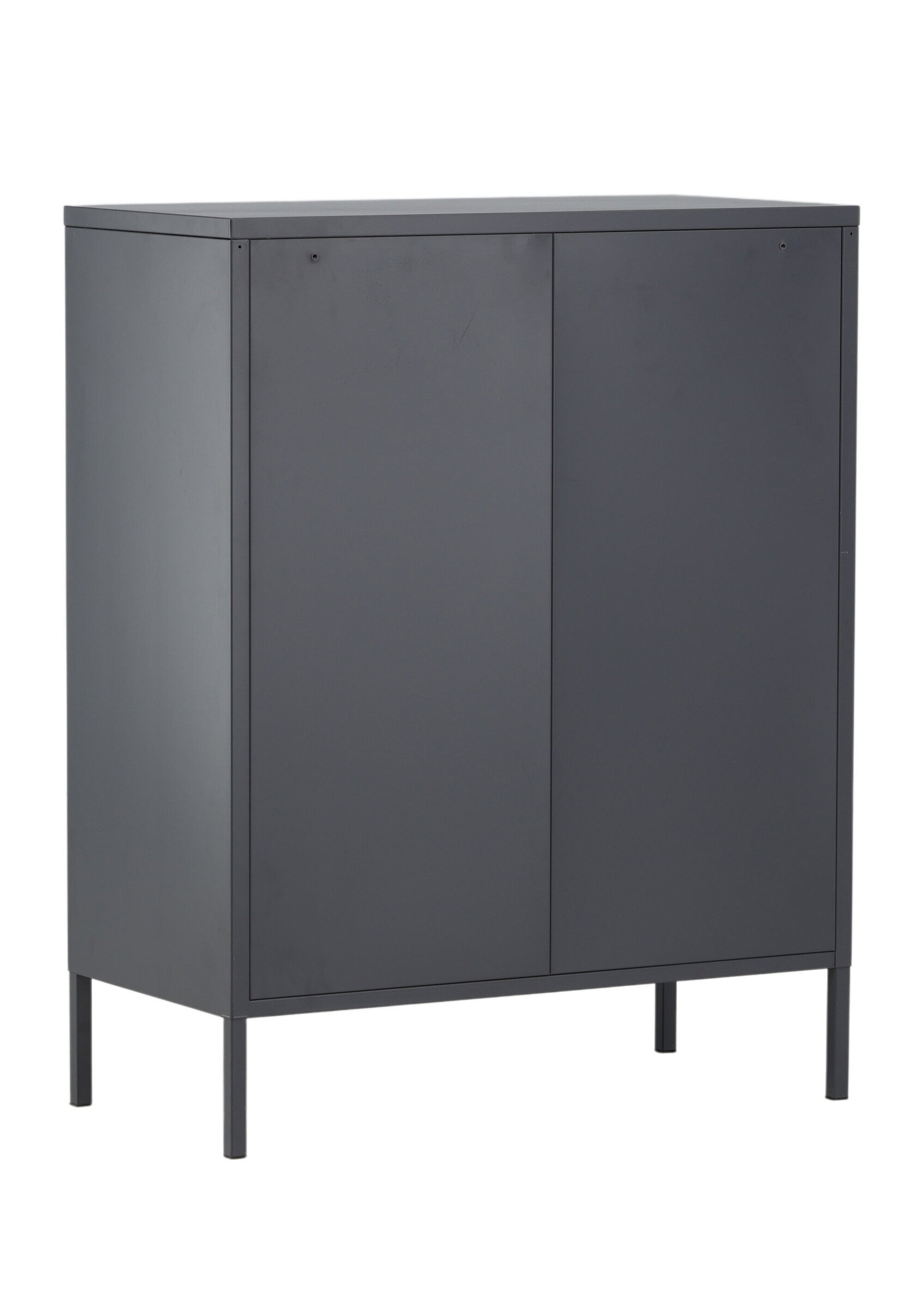 Meuble bas à portes grillagées, moyen GRIS VEN-15360-205 DO1