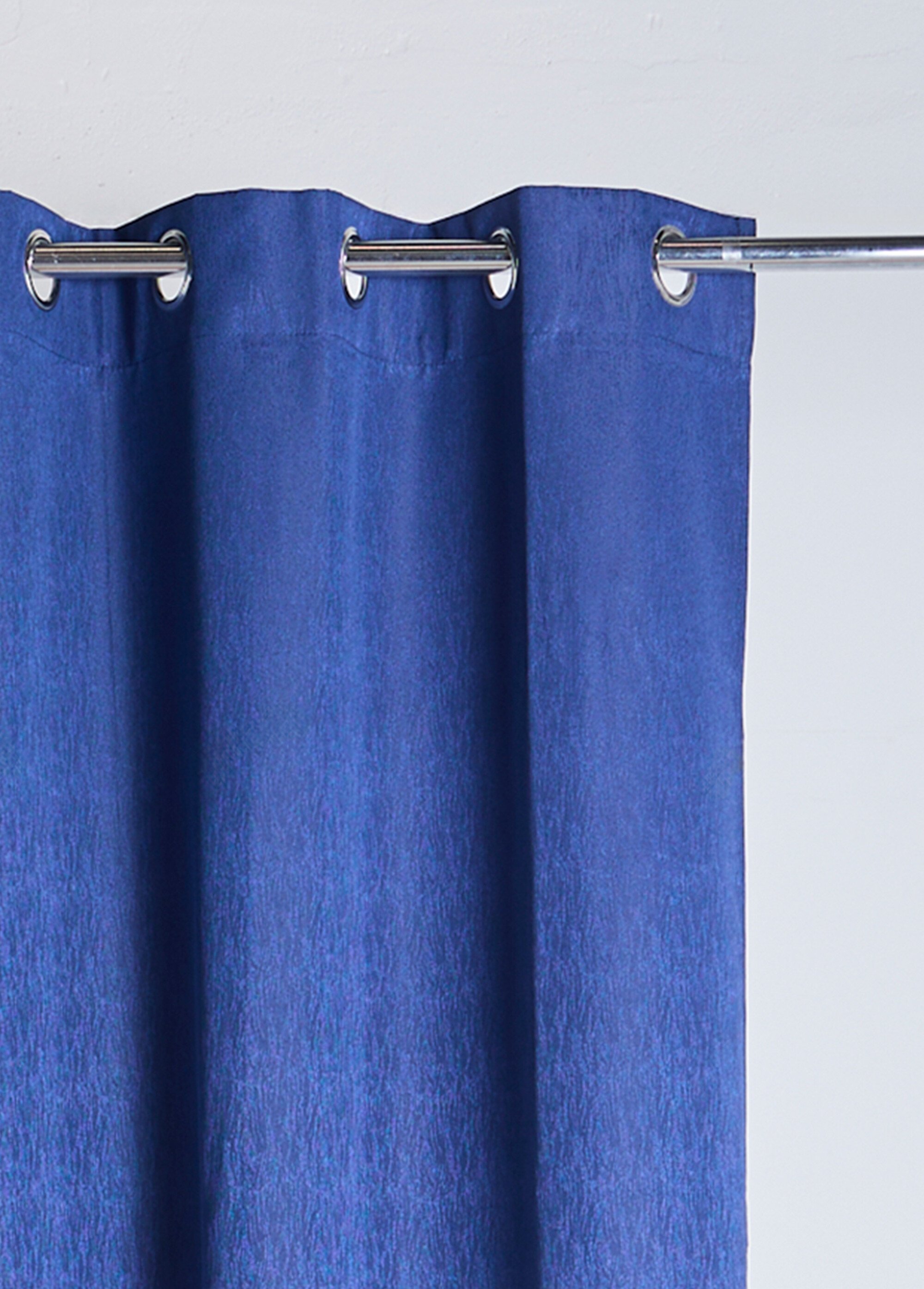 Rideau occultant vagues 1 panneau œillets