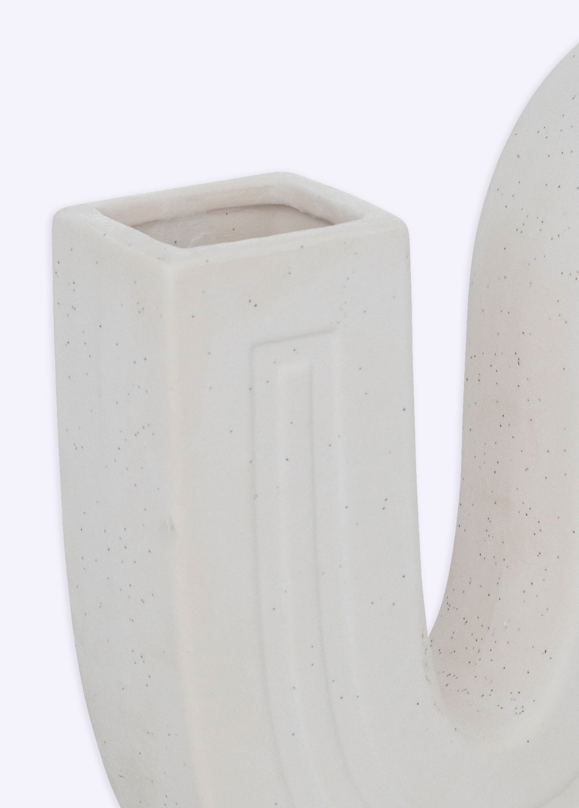 Soliflore original en céramique forme S