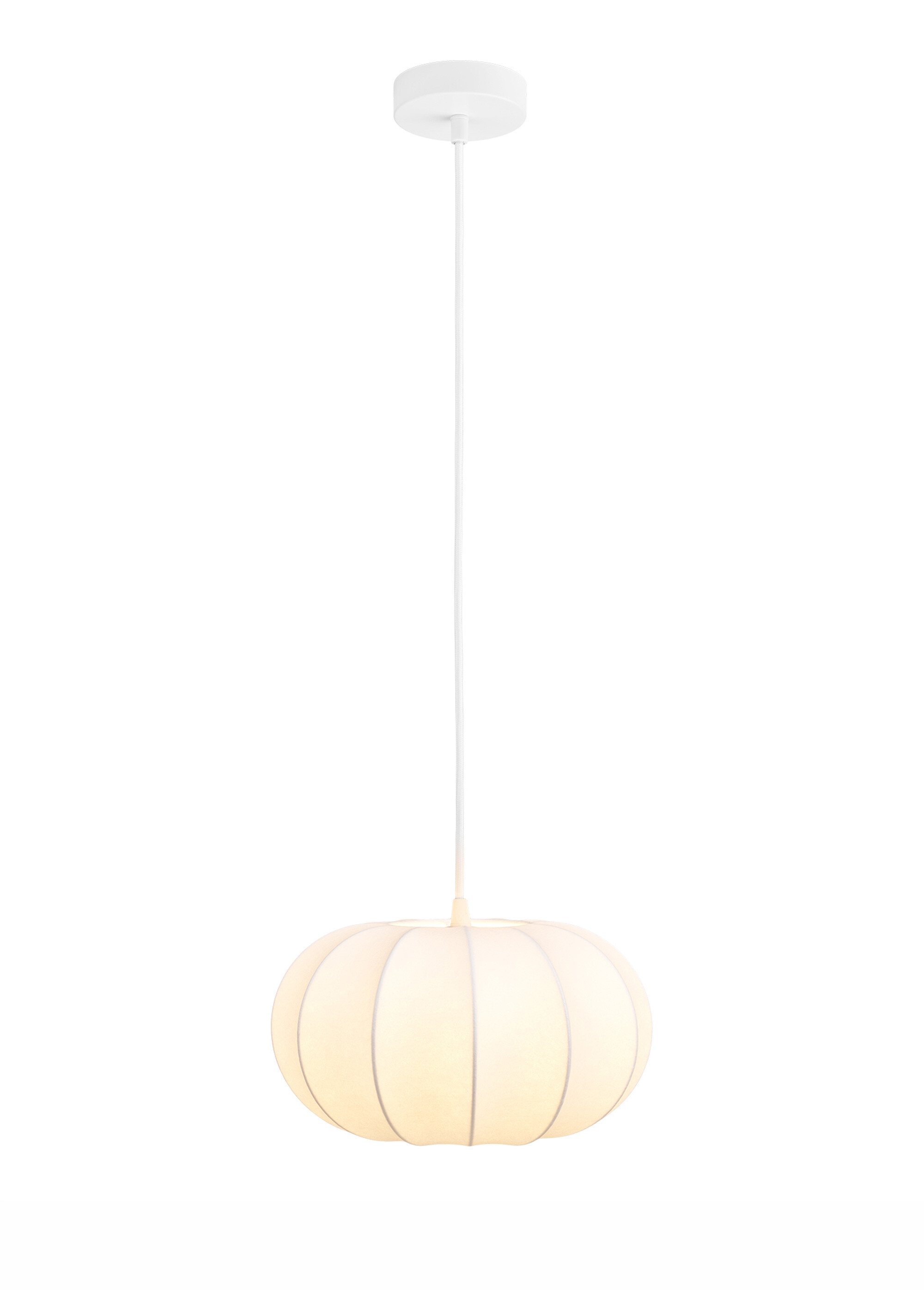 Suspension lumineuse ovale 28cm COVENTRY BLANC HN-6406302 DE1