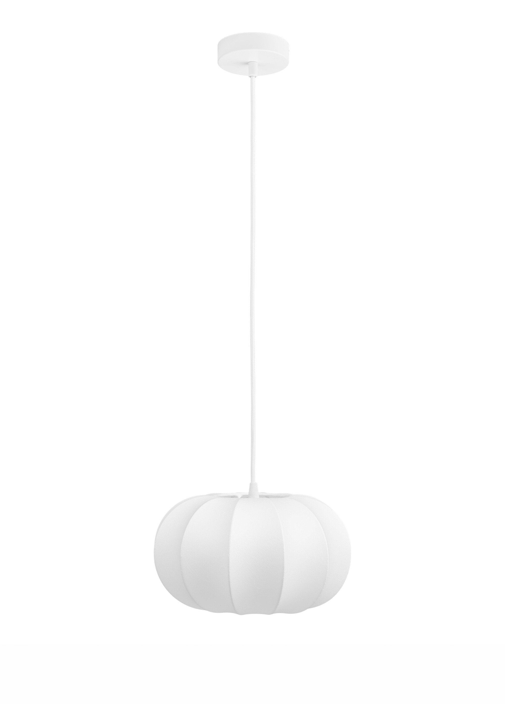 Suspension lumineuse ovale 28cm COVENTRY BLANC HN-6406302 FA1