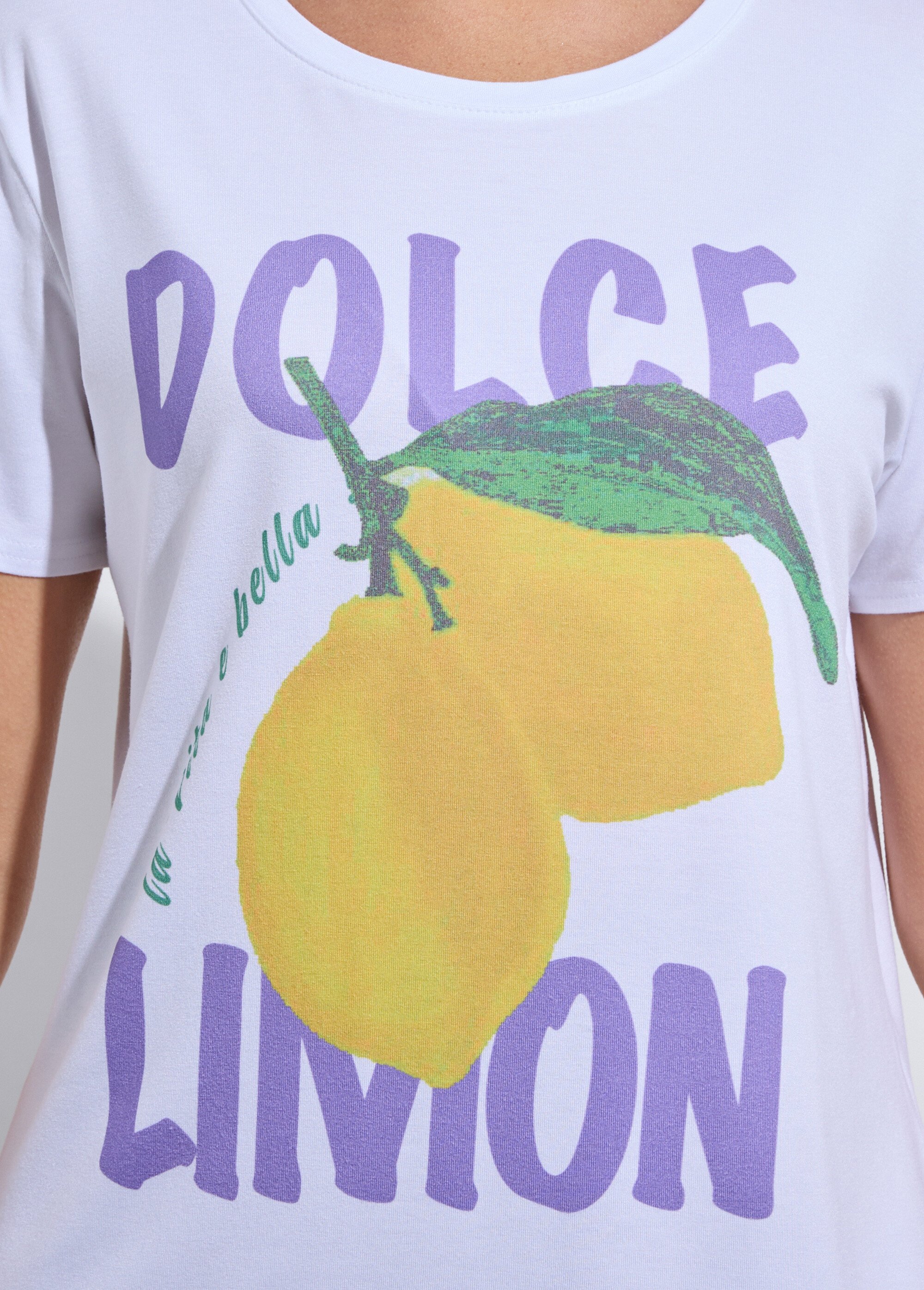 T-shirt à message manches courtes Femme Blanc CAROLANE DE1
