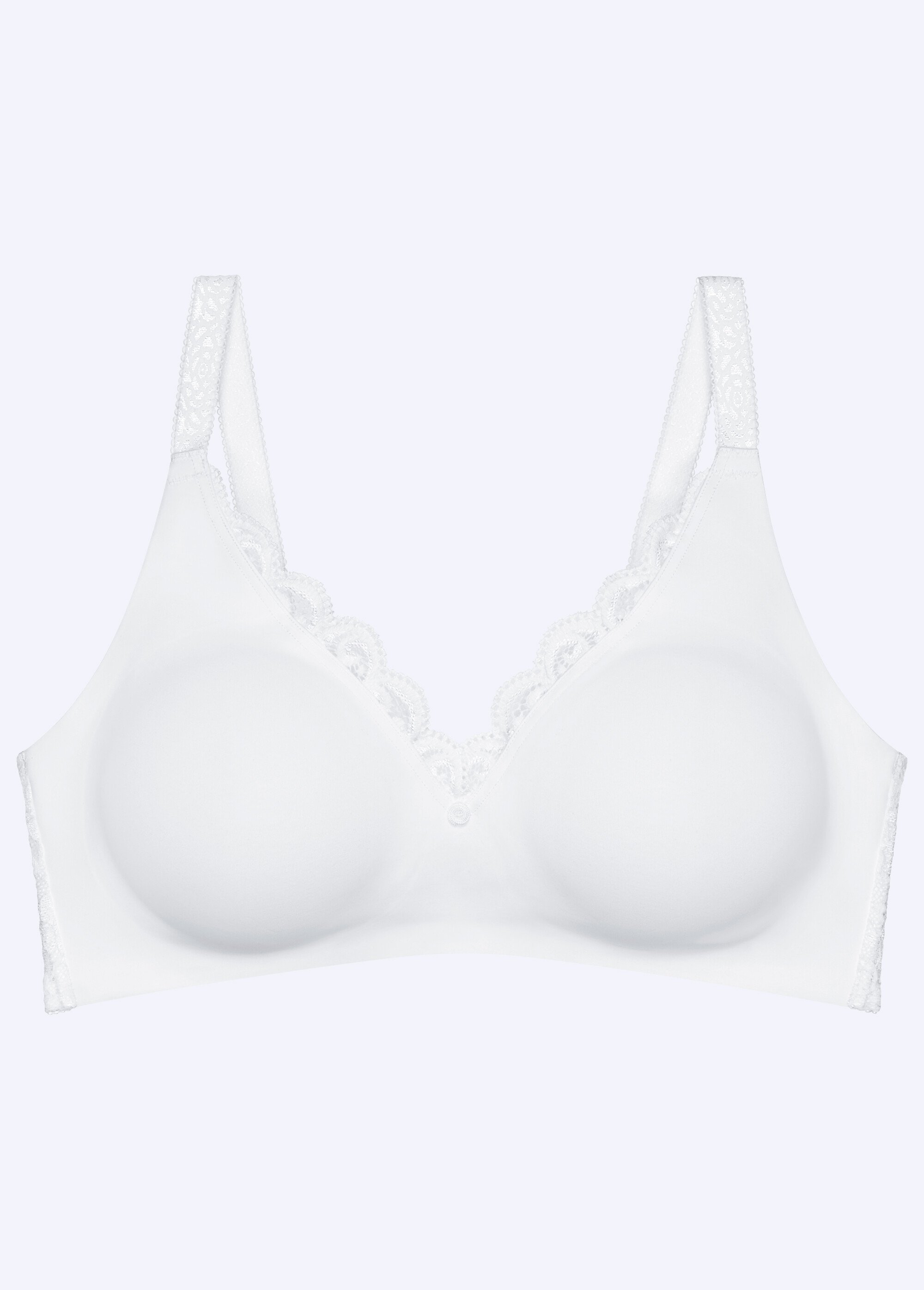 Soutien-gorge minimiseur Amourette sans armatures Femme Blanc VOLUTE AP1