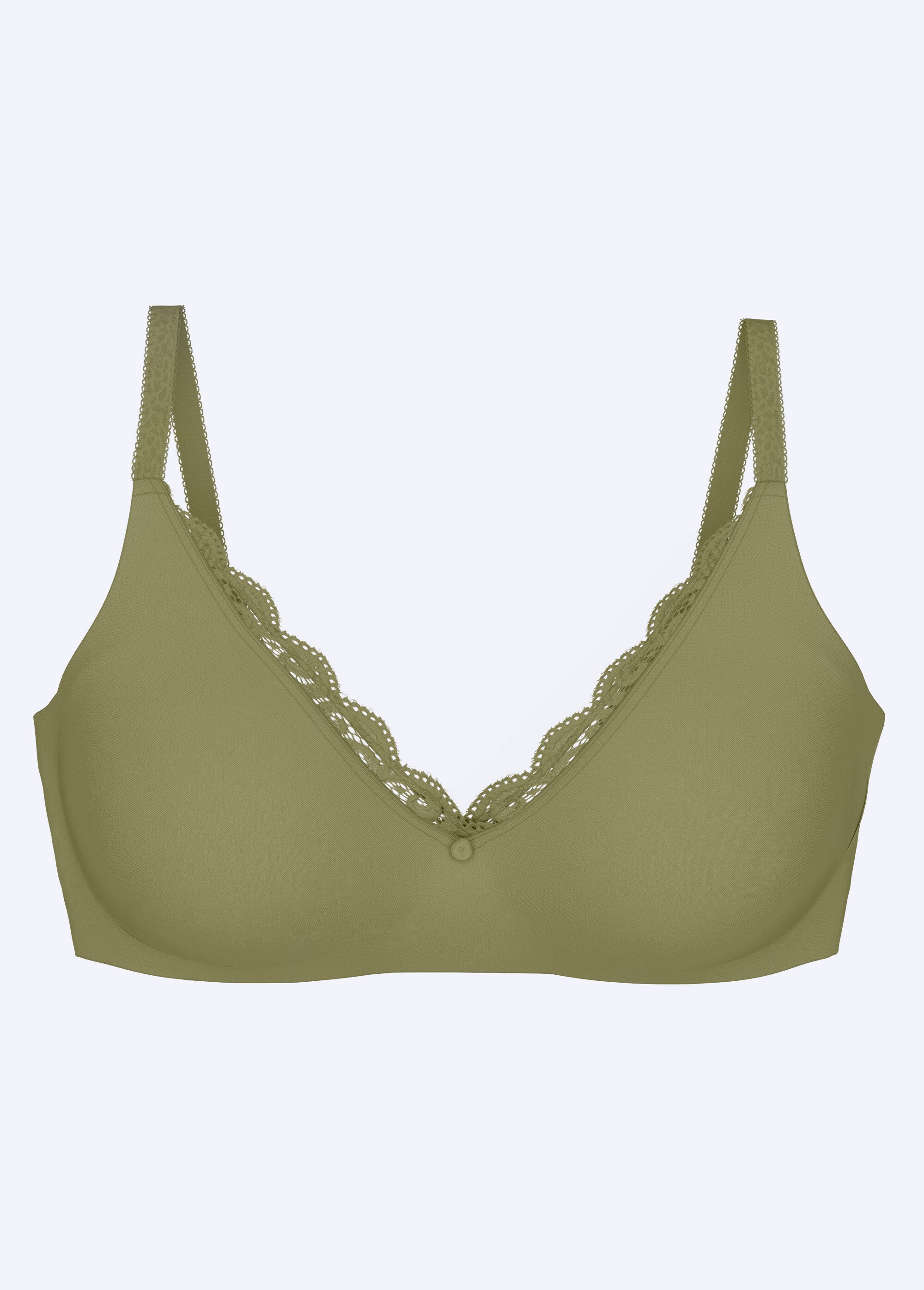 Soutien-gorge minimiseur Amourette sans armatures Femme Vert VOLUTE AP1