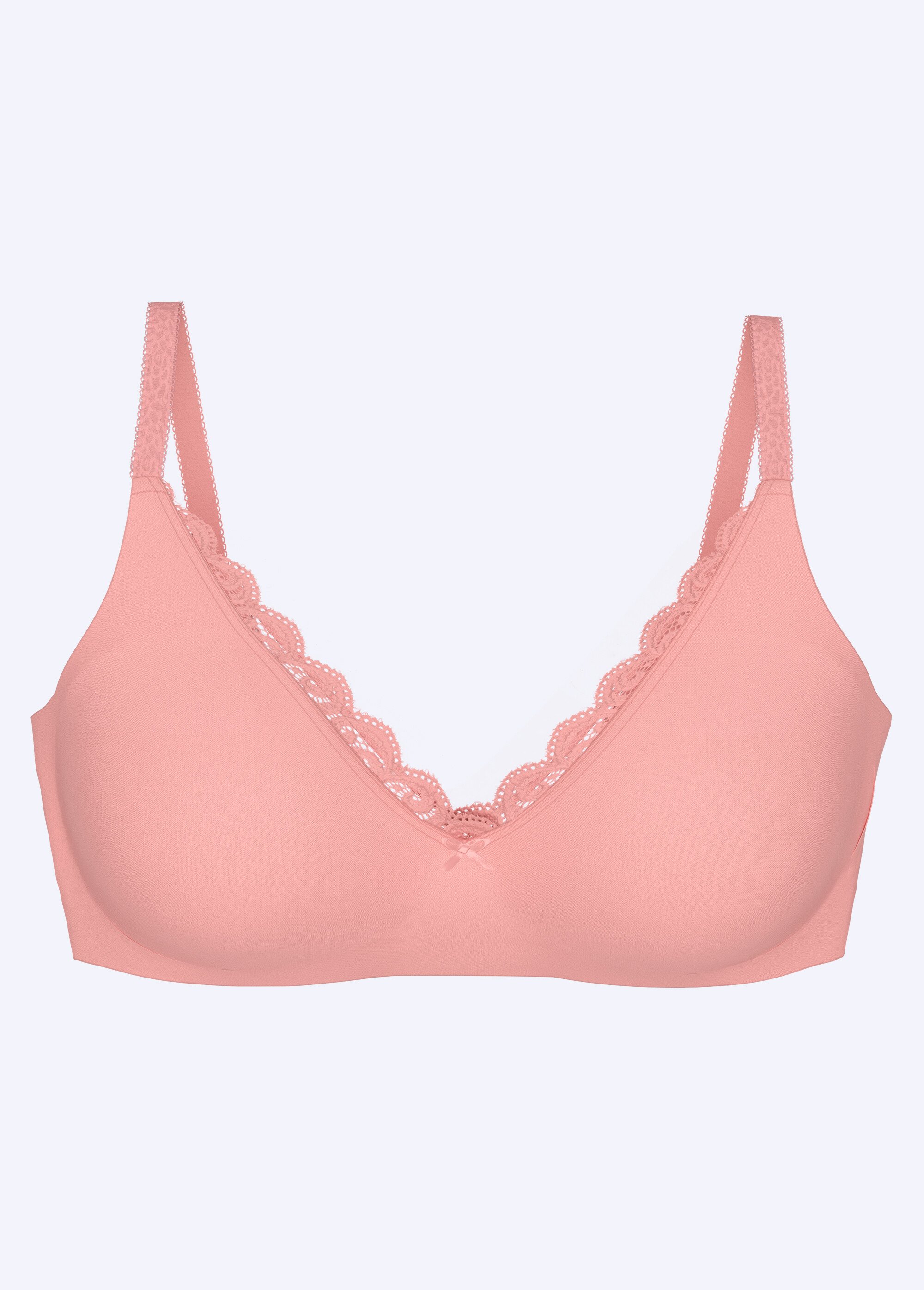 Soutien-gorge minimiseur Amourette sans armatures Femme Rose VOLUTE AP1