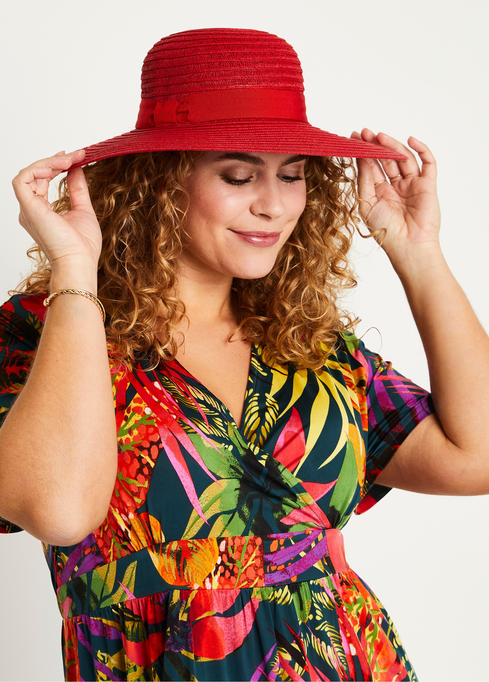 Chapeau De Paille Artisanal Femme - Tressé Naturel Ou Coloré - Été Plage Soleil