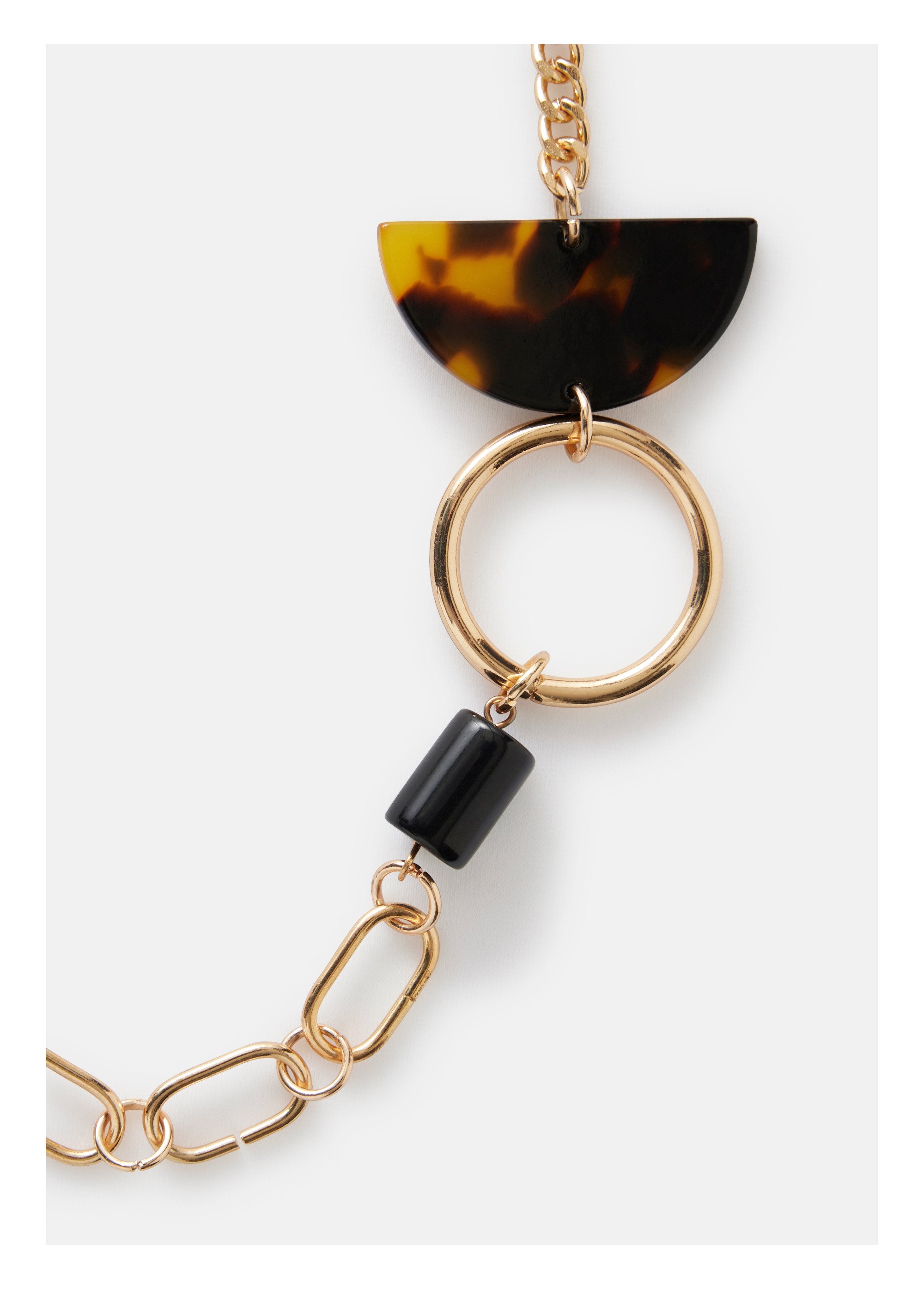 Collier ras de cou fantaisie Doré UHLAN DE3