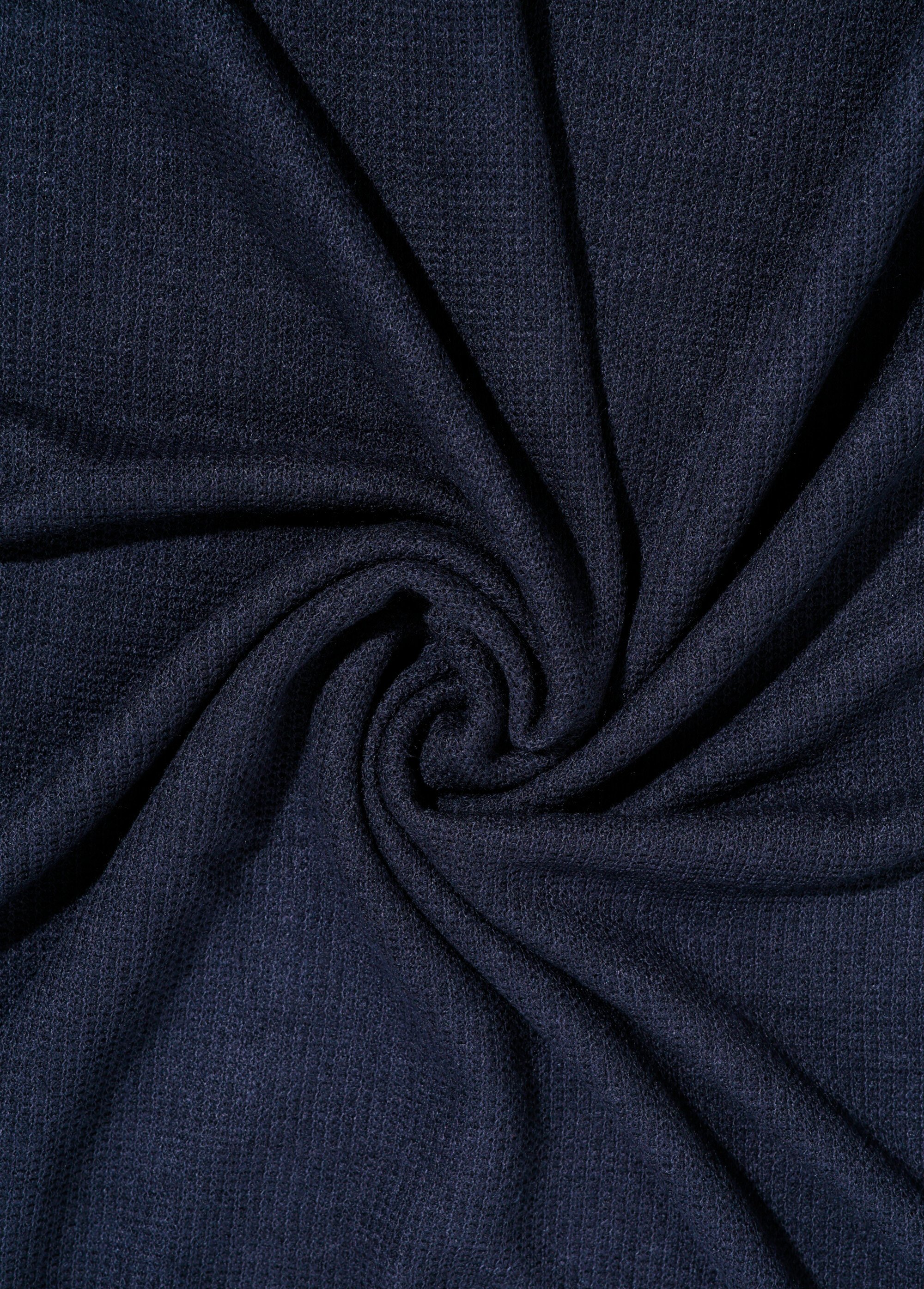 Coupon tissu maille jersey mini torsades