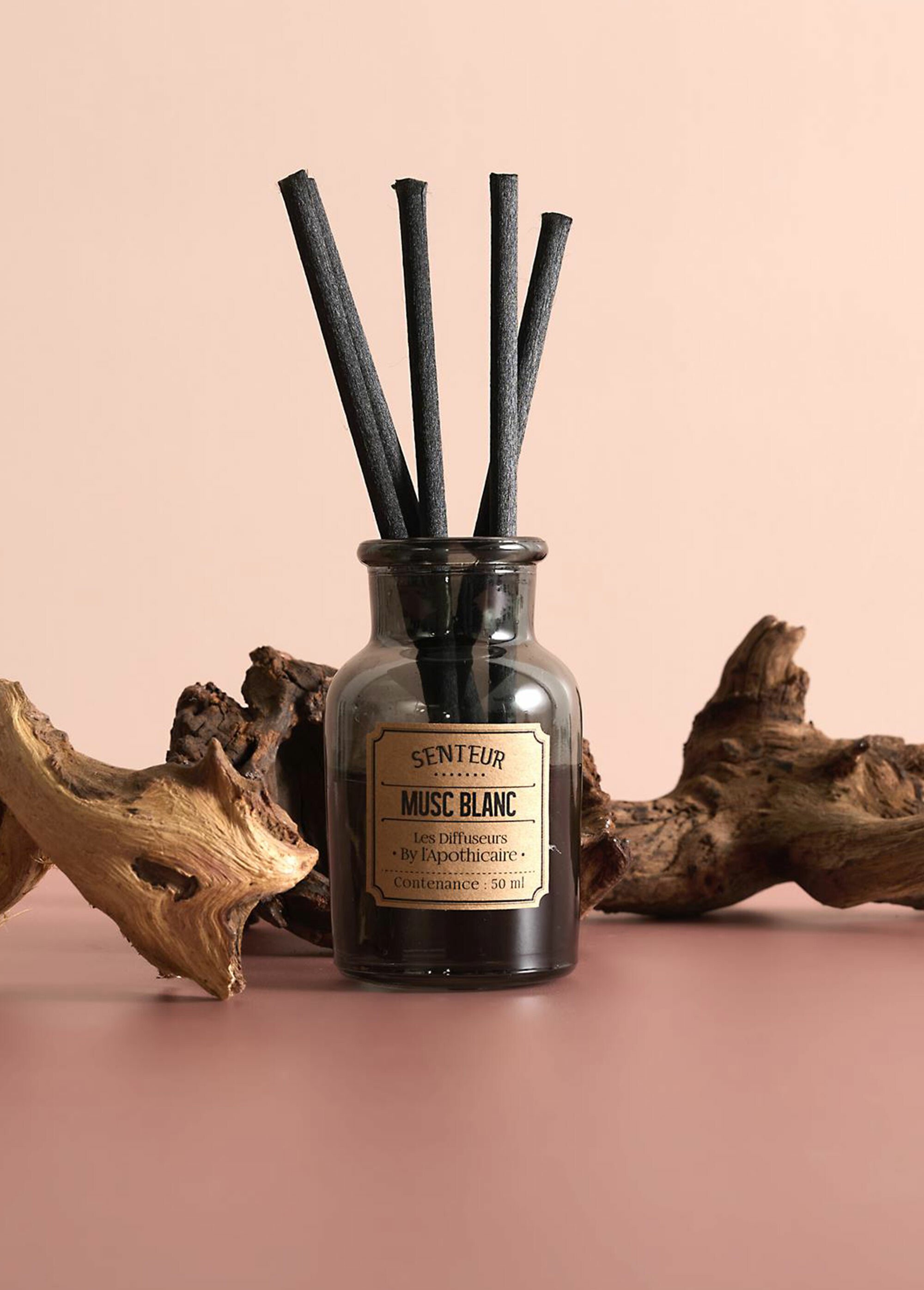 Diffuseur d'intérieur 50ml + tiges Blanc CMP-BO0185 SI1