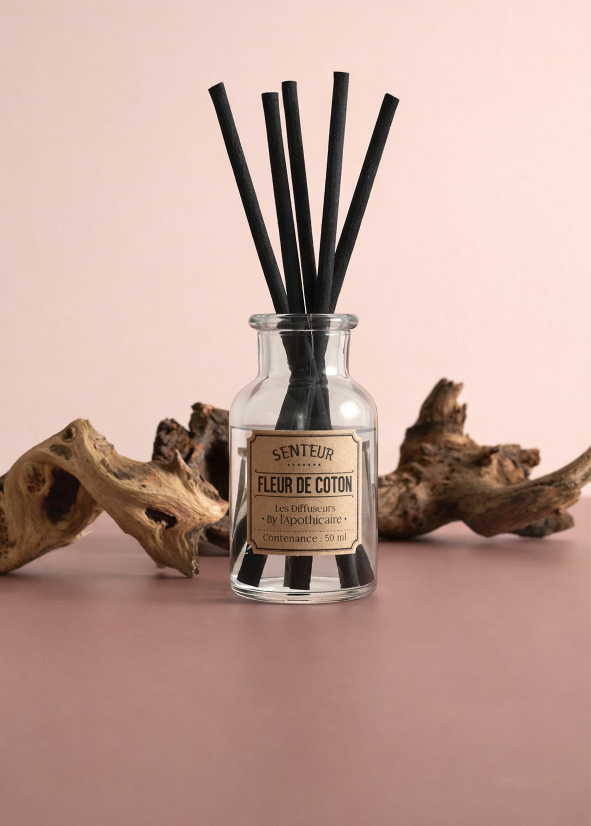 Diffuseur d'intérieur 50ml + tiges Blanc CMP-BO0185 SI1