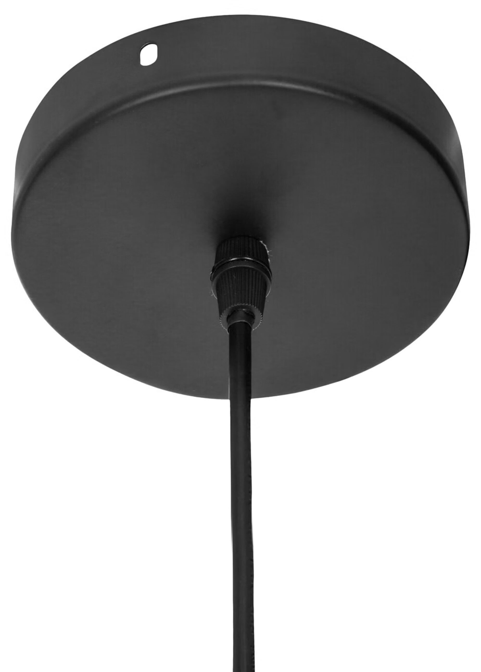 Grande suspension ronde tressée ajourée MARRON JJA-200043 DE1