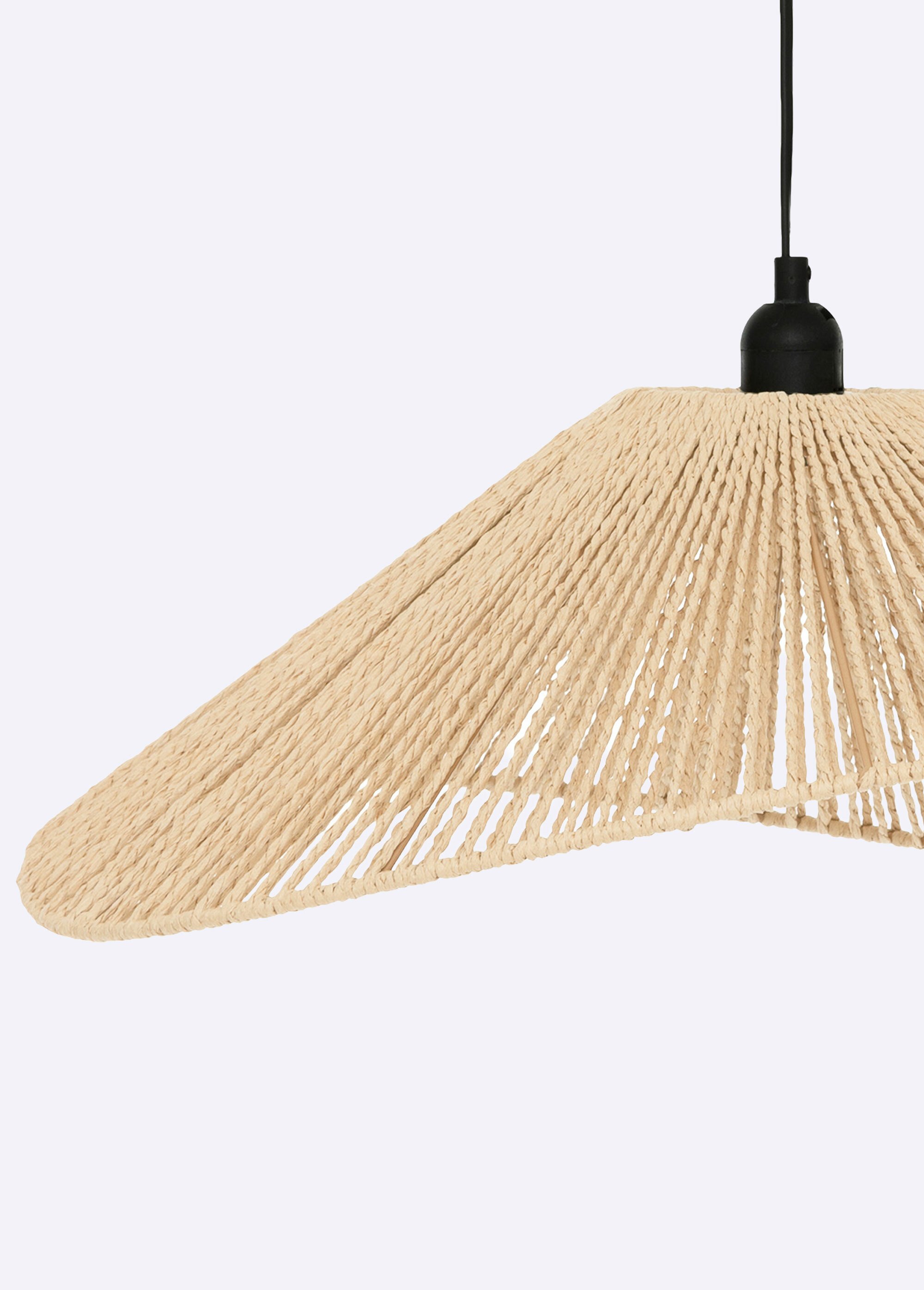 Grande suspension tressée torsadée MARRON JJA-202609 DE1